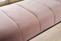 Sitzbank FineBuy Polsterbank Samt 108 cm Bettbank Flurbank Modern Bank Garderobe – Ansicht 5