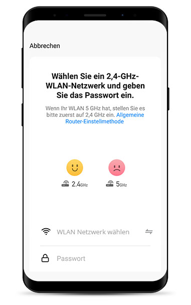 Smart Life - WLAN Passwort eingeben