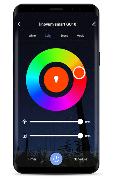 Smart Life - Lichtfarbe einstellen