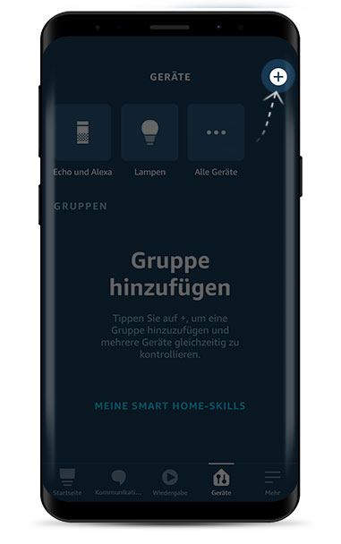 Geräte erfolgreich in Echo integriet