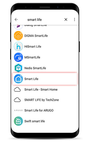 Google Home & Nest - Smartlife App finden