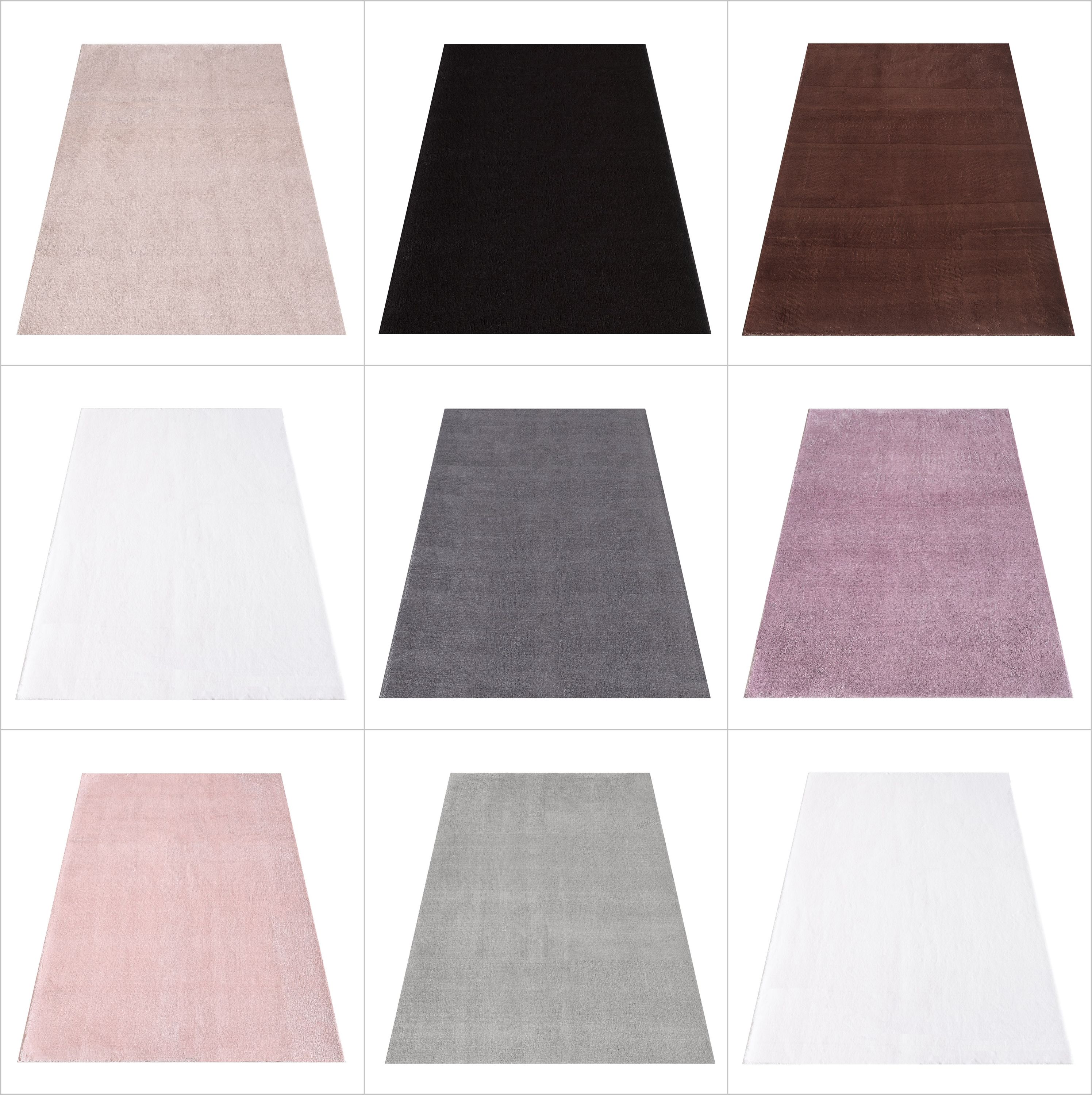 Teppich Waschbar Flauschig Weich Wohnzimmerteppich Hochf...