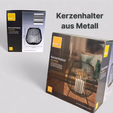 Kerzenhalter aus Metall