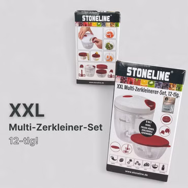 XXL Multizerkleiner-Set 12 tlg. Stoneline