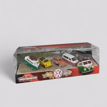 Majorette Volkswagen Collection 5er Set VW Bulli Beetle Käfer Bus Sammlermodelle