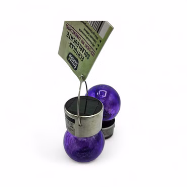 5x Echtglas Solar leuchte LED Garten Kugel Deko Licht Outdoor Living & Garden