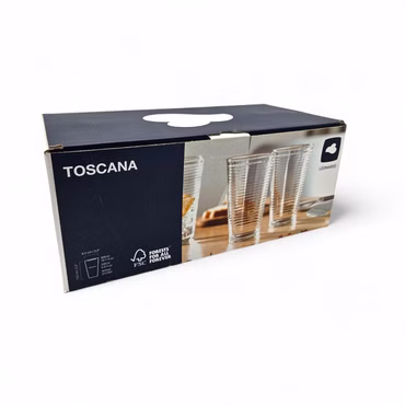 LEONARDO Toscana Trinkgläser 8er Set Limited Edition Hochwertige Wassergläser