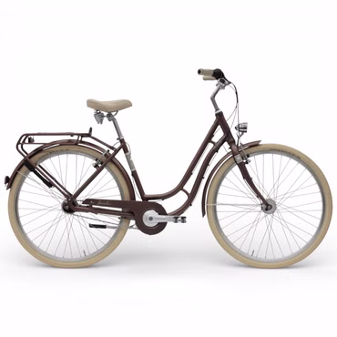 Hercules Viverty R7 Damen 28 Zoll Citybike Retro 45cm 7 Gang Shimano Braun Matt