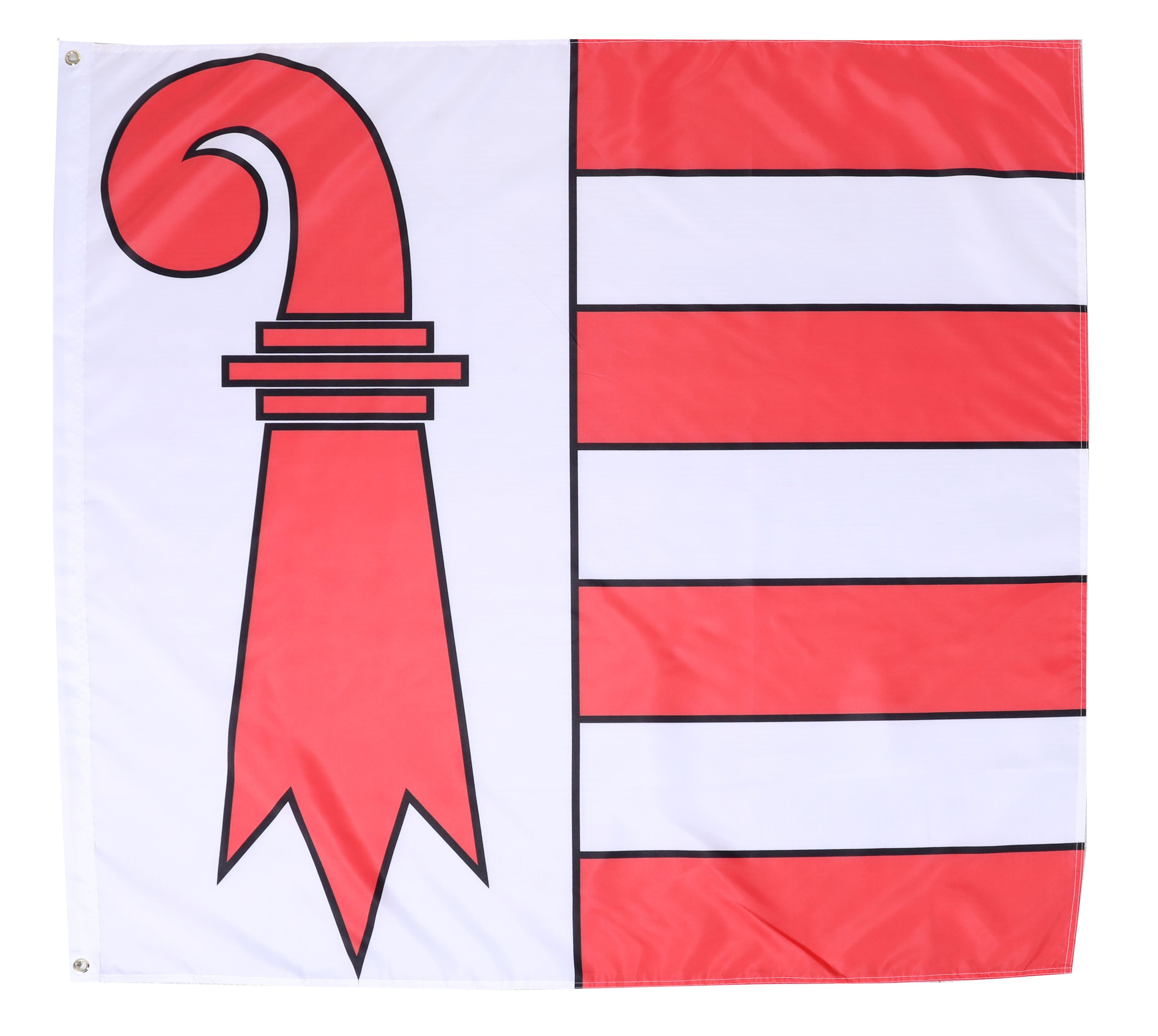Drapeau cantonal Jura 120 cm x 120 cm Magasin en ligne Gonser