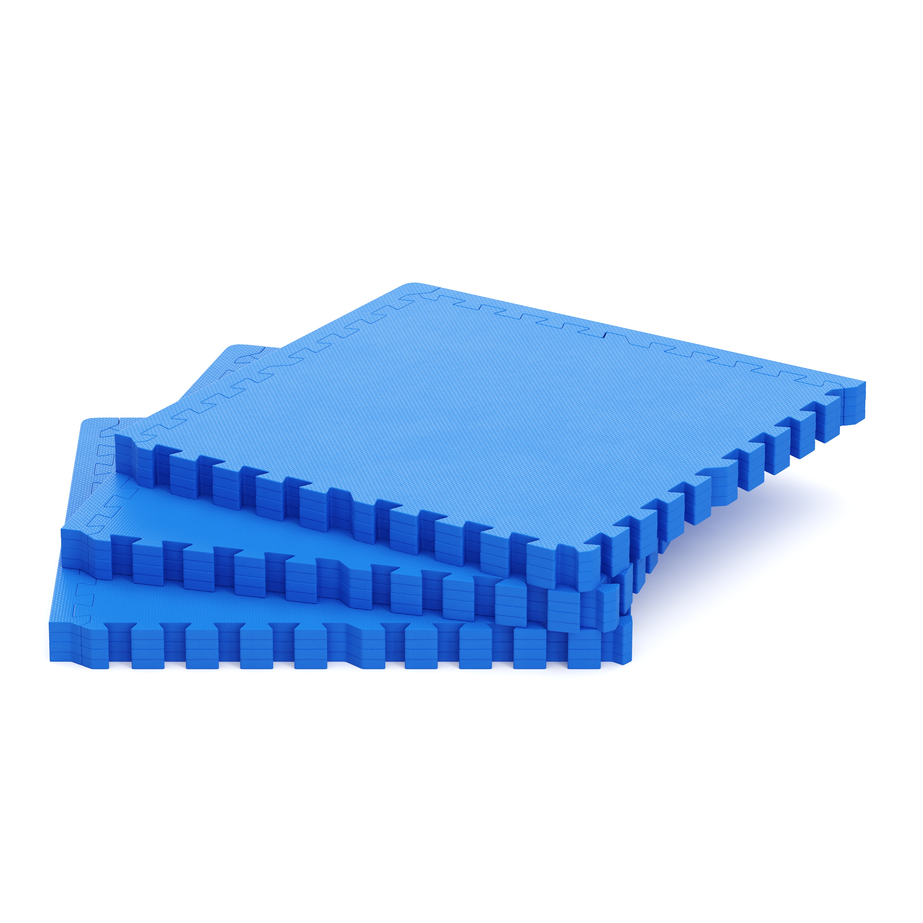 Bodenschutzmatte 61 x 61 cm 12er Set blau