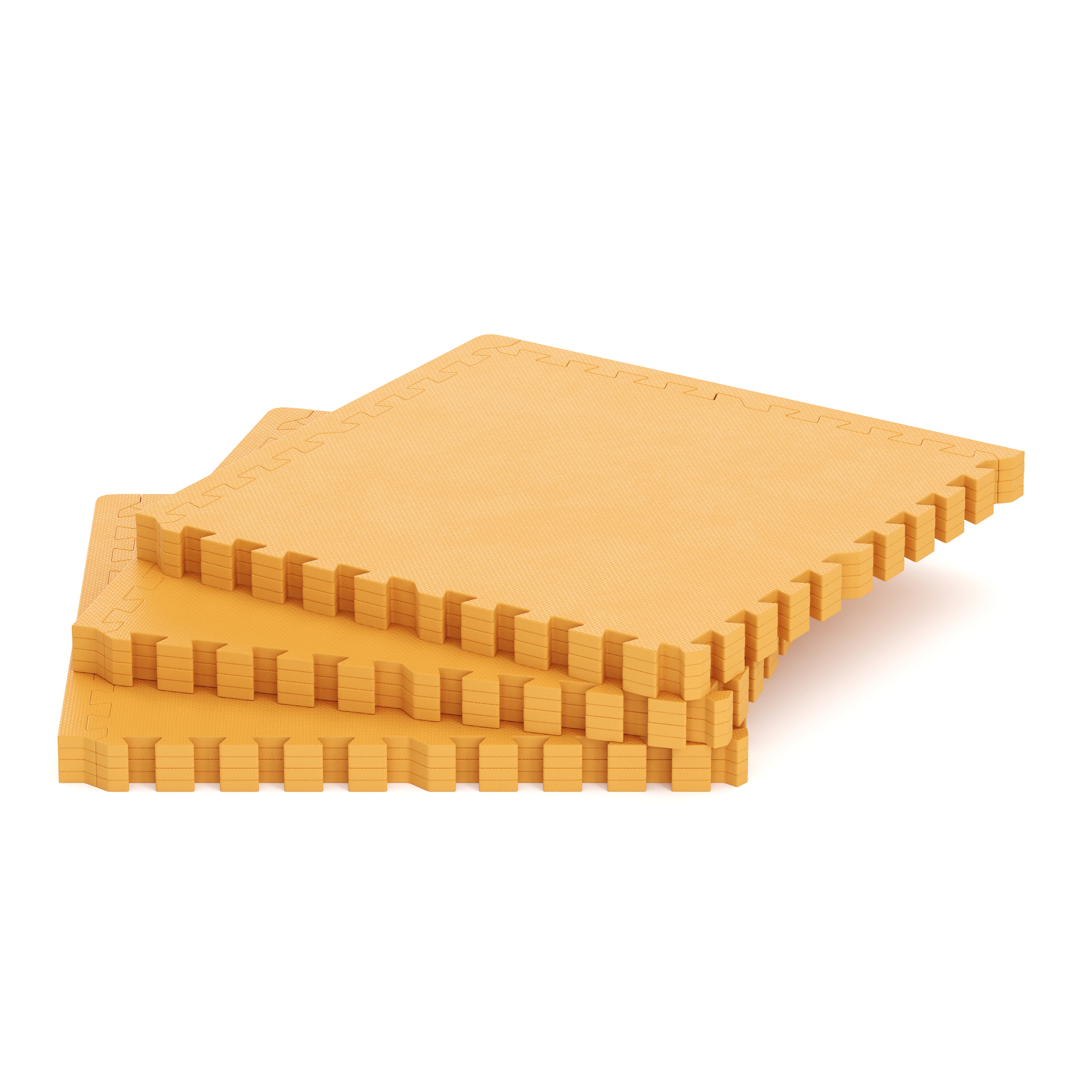 Bodenschutzmatte 61 x 61 cm 12er Set orange