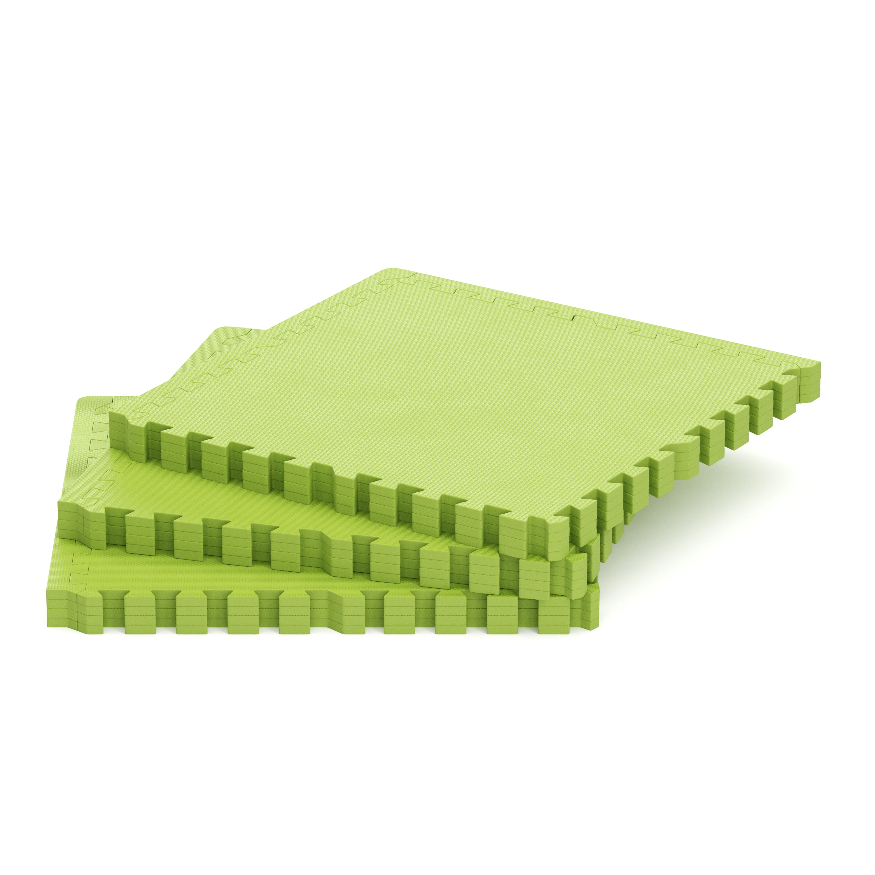 Bodenschutzmatte 61 x 61 cm 12er Set grün