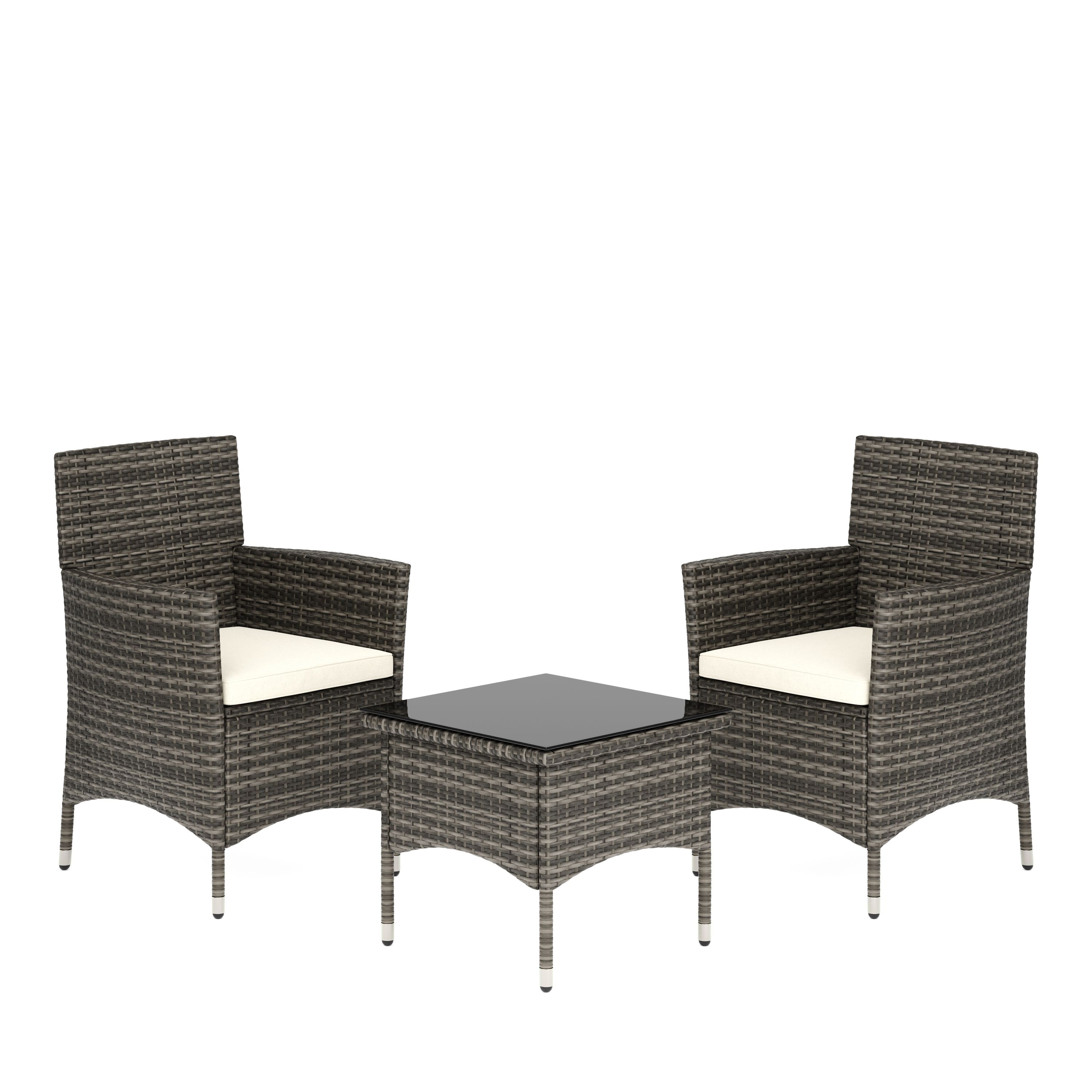 Image of Gartenset LUINO grau