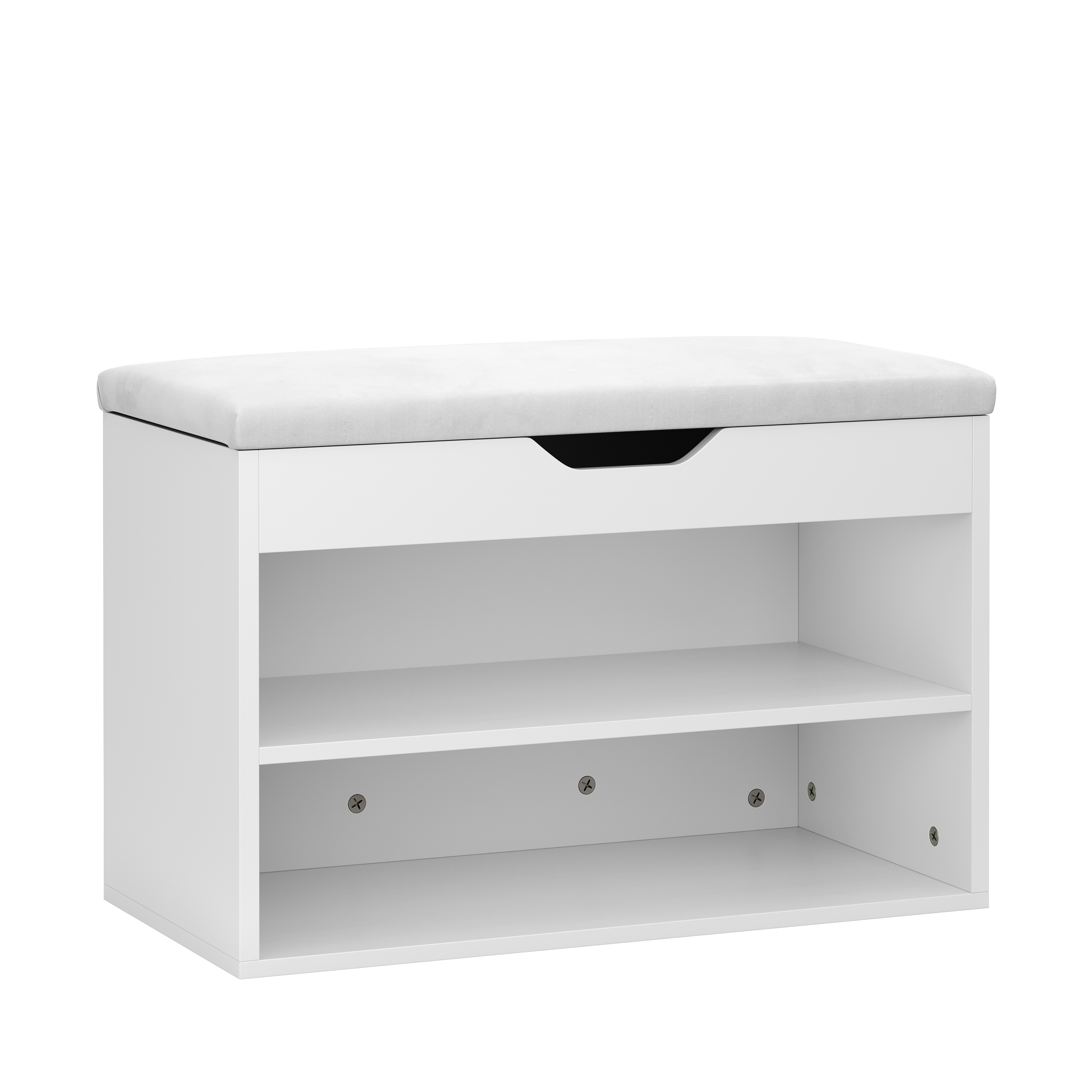 Schuhbank 60 x 30 x 41 cm weiss