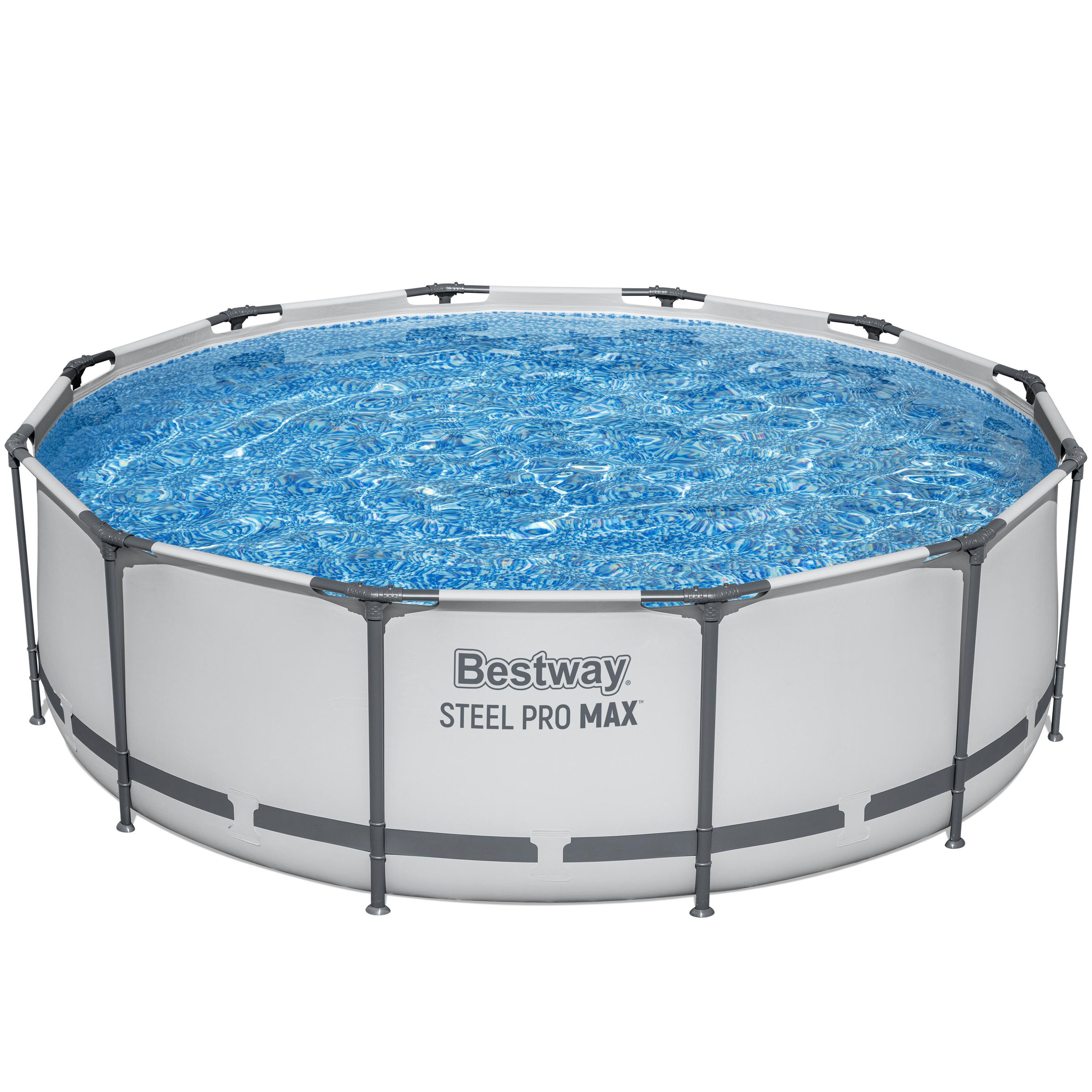 Image of Bestway Pool Set hellgrau 366 x 100 cm