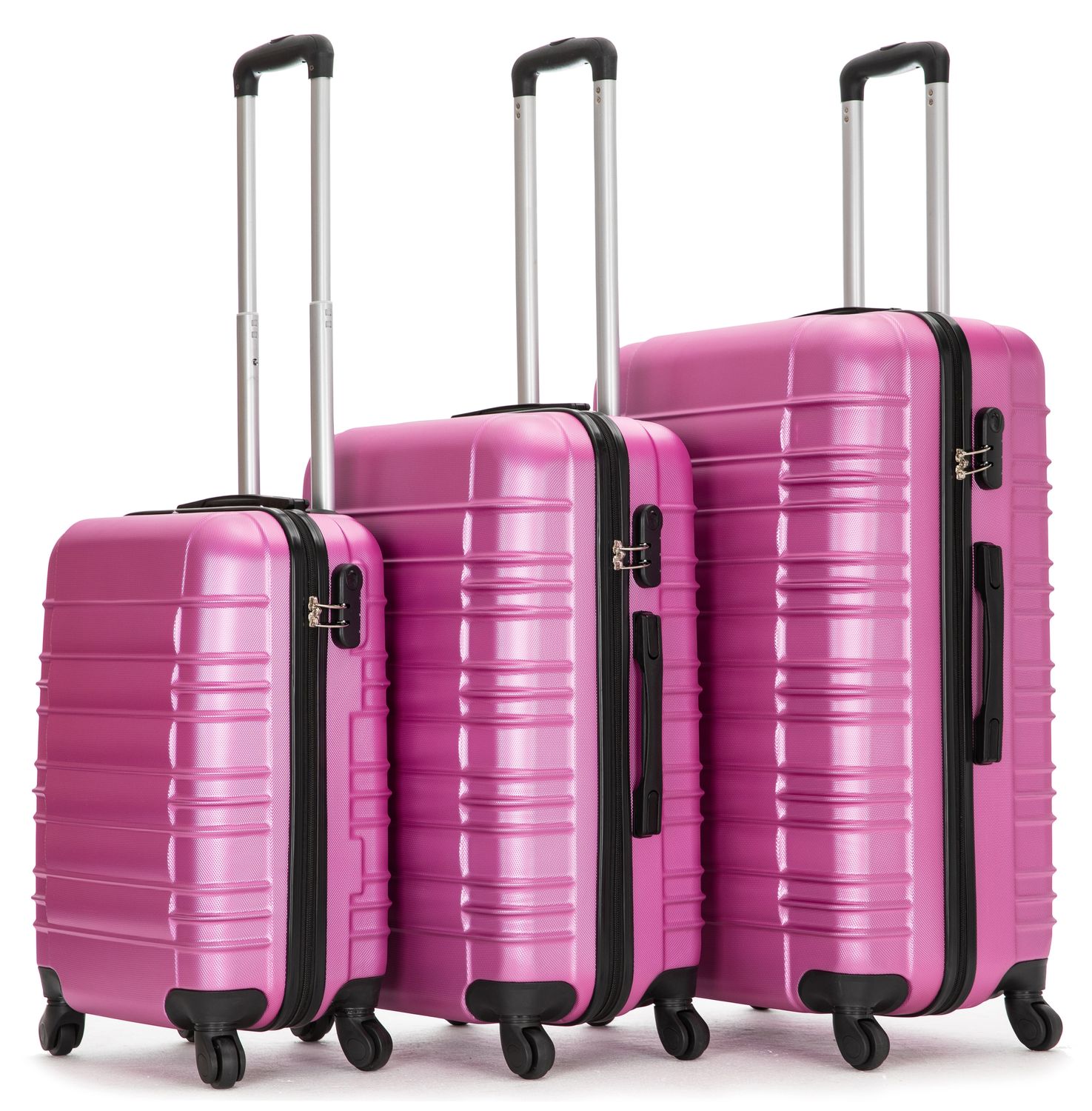 valise de voyage rose