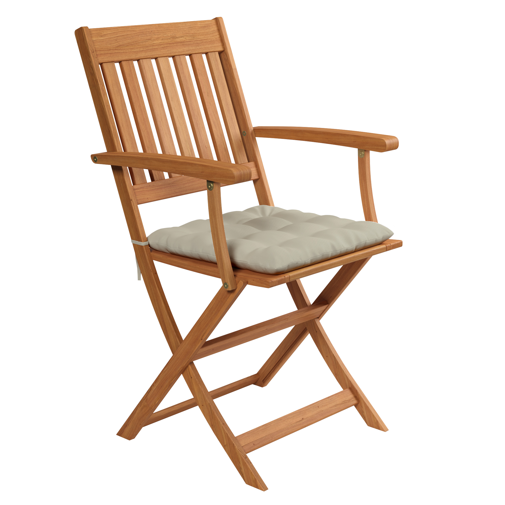 Sitzkissen 40 x 40 cm creme