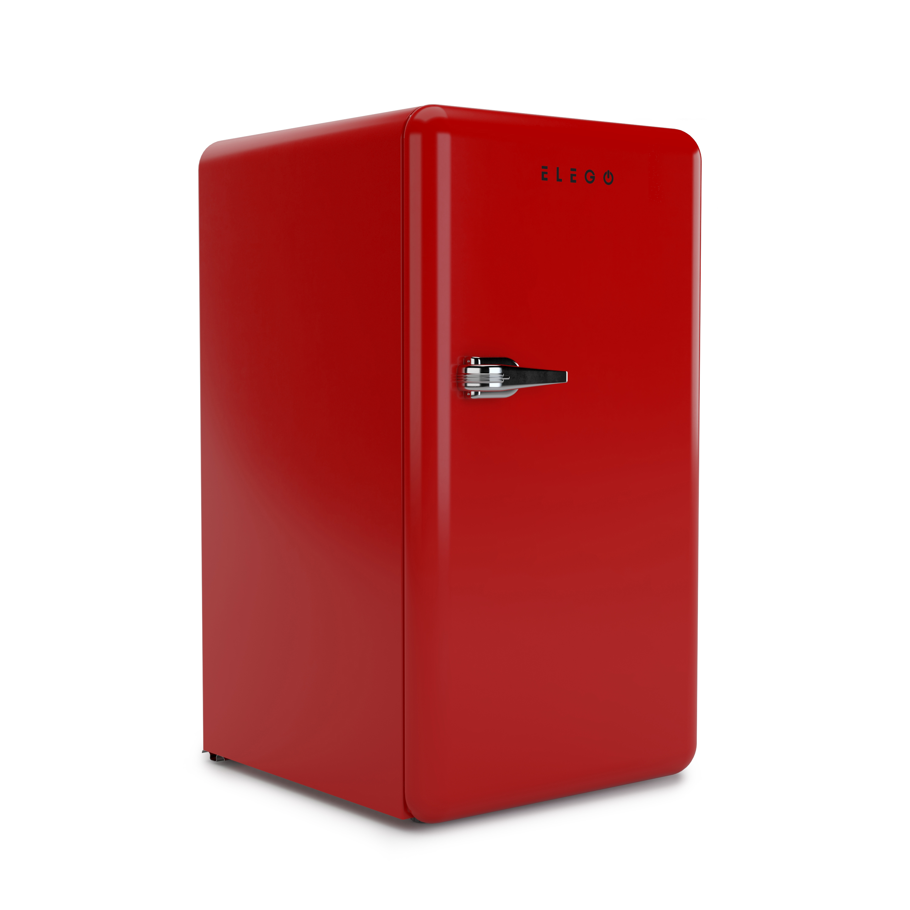 Kühlschrank mit Gefrierfach Retro 90L rot