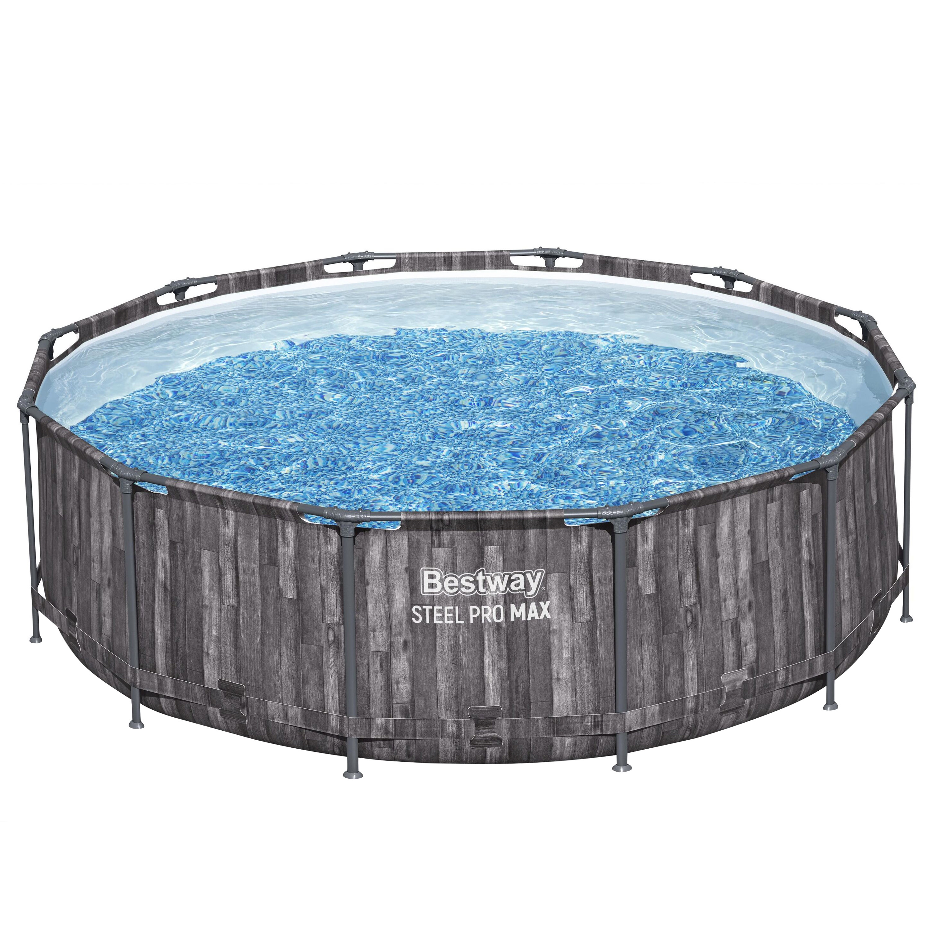 Bestway Pool Set Holz-Optik 366 x 100 cm