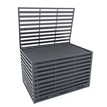 Kissenbox DALLAS Alu 150 x 100 x 100 cm anthrazit