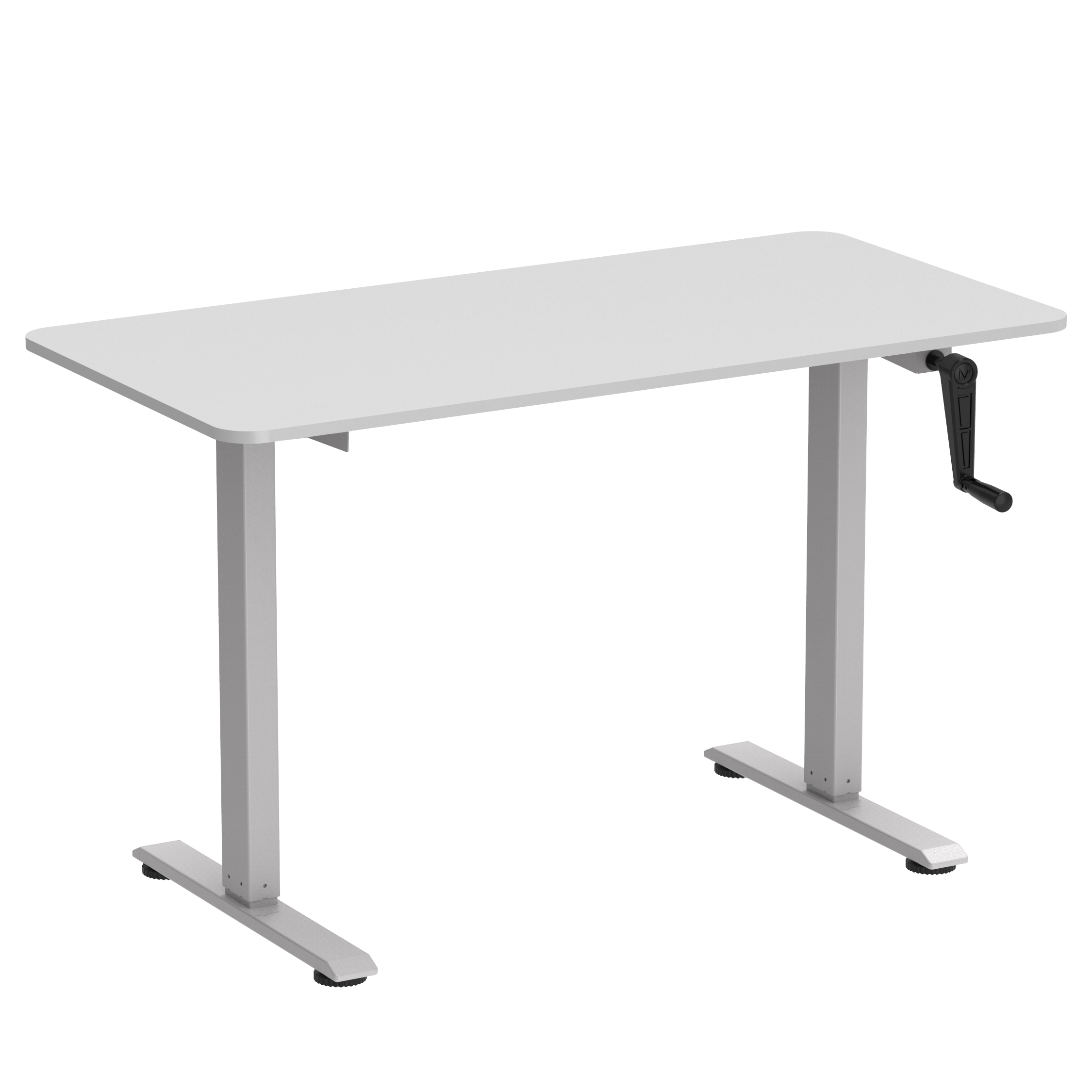 Stehpult manuell höhenverstellbar weiss 120 x 60 cm