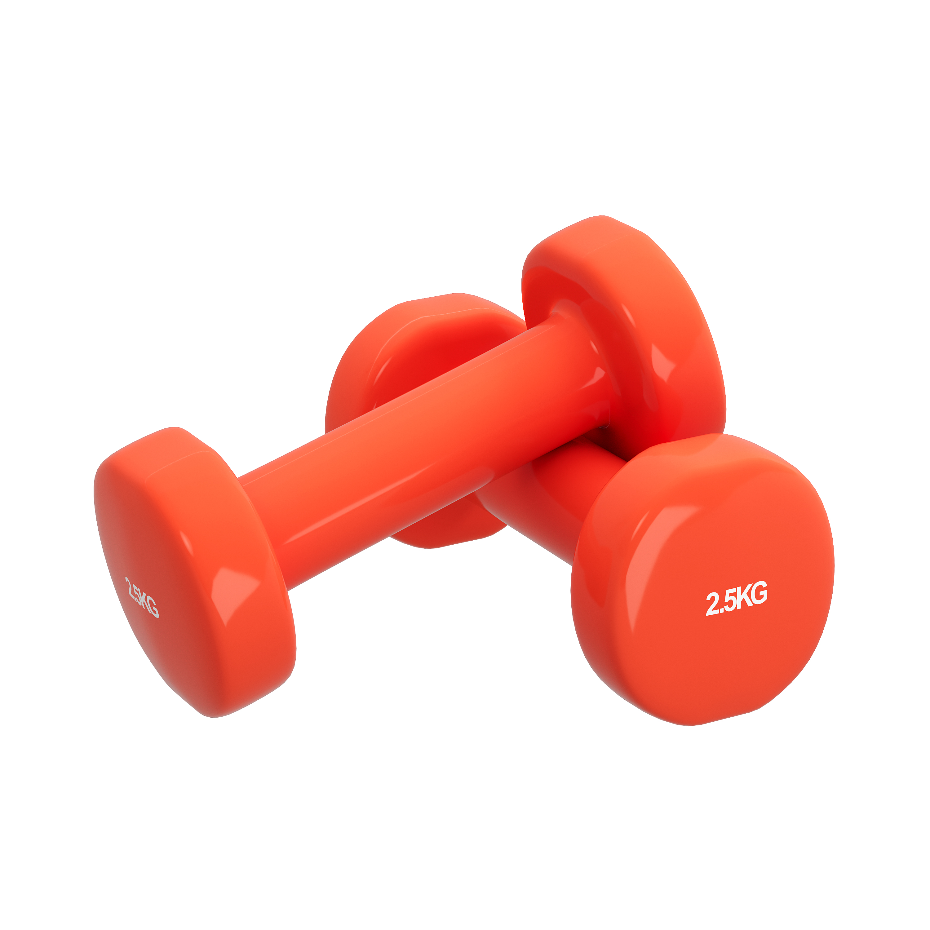 Kurzhantel Vinyl 2 x 2.5 kg