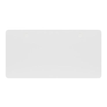 Tischplatte Stehpult mit Kabeldurchlass weiss 180 x 90 cm