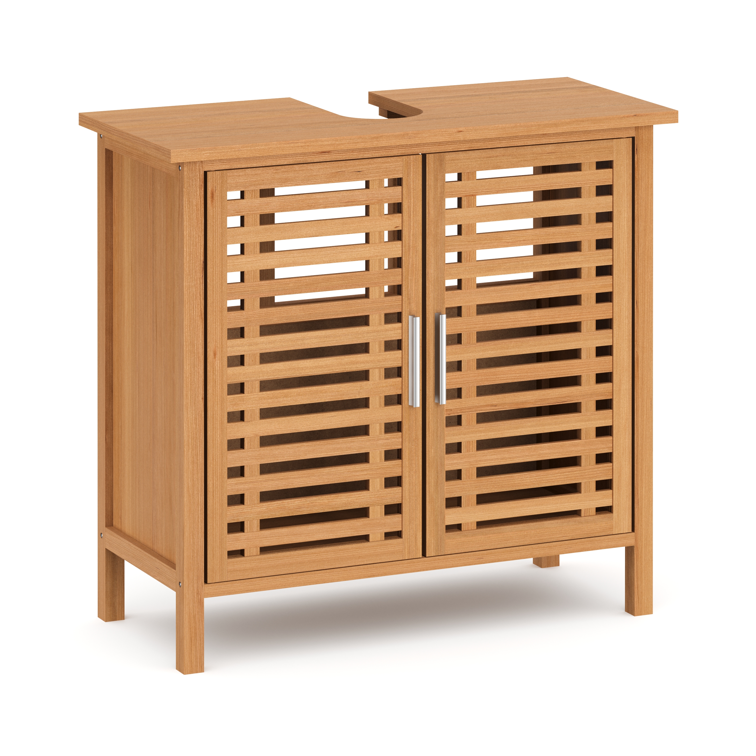 Waschbeckenunterschrank Walnussholz 66 x 29 x 61 cm