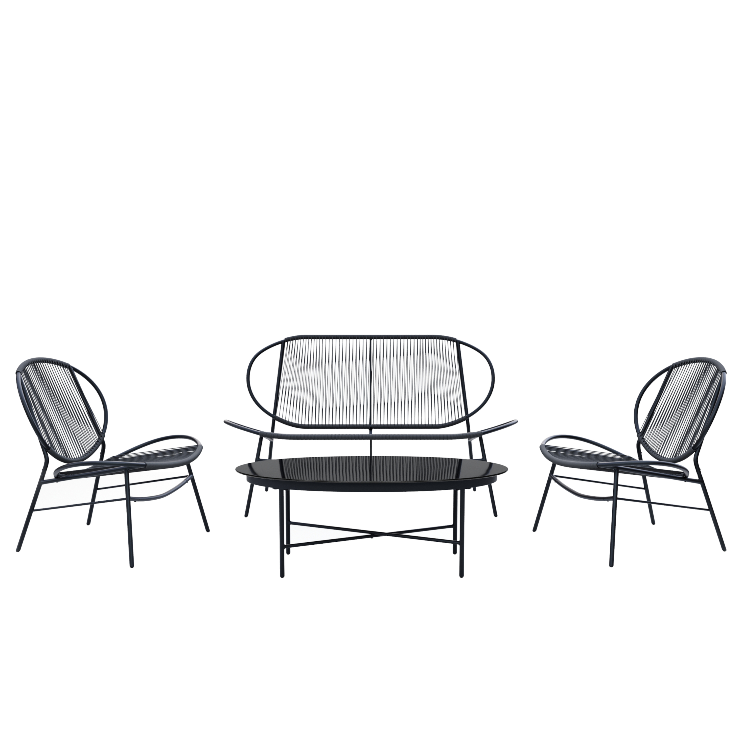 Lounge LOMBOK schwarz