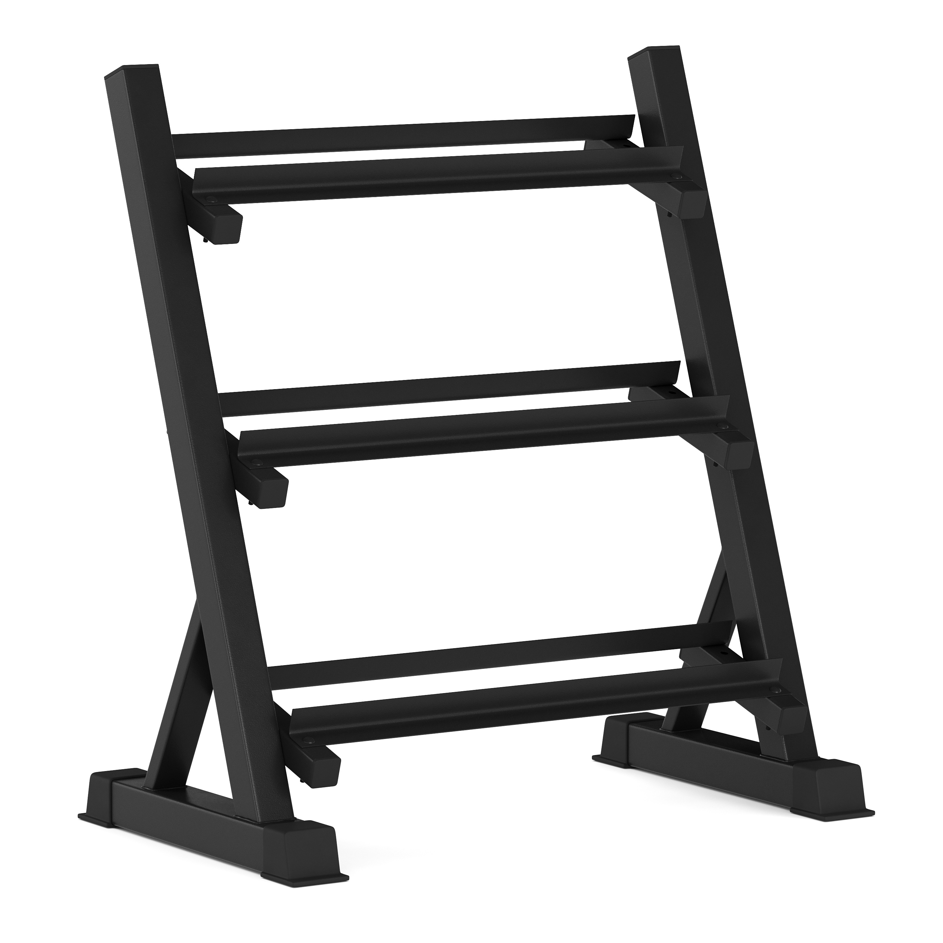 Support D'haltères Court Réglable En Acier – 100 Kg – Pour Haltères Et Barres