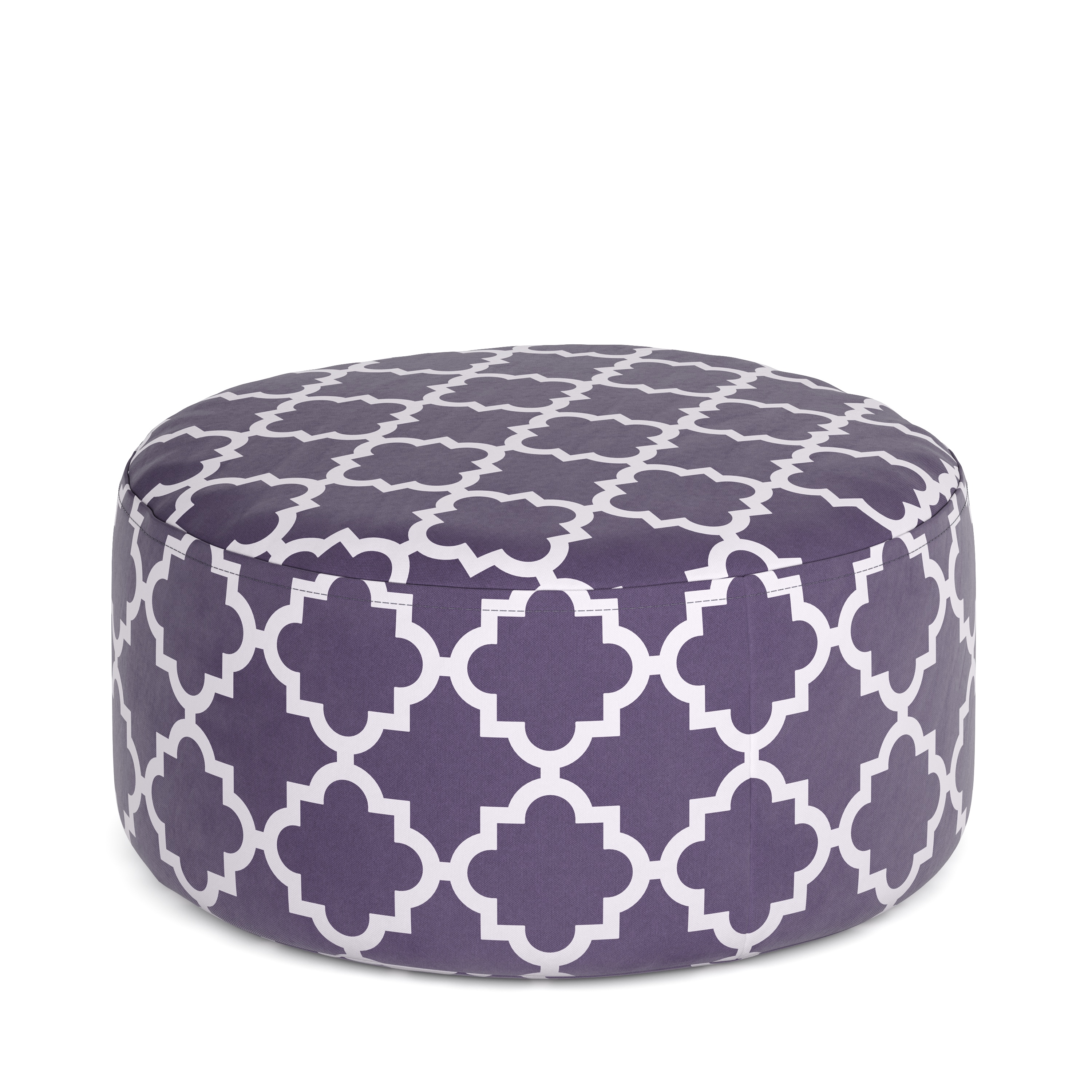 Outdoor Pouf aufblasbar PATTY taupe/weiss