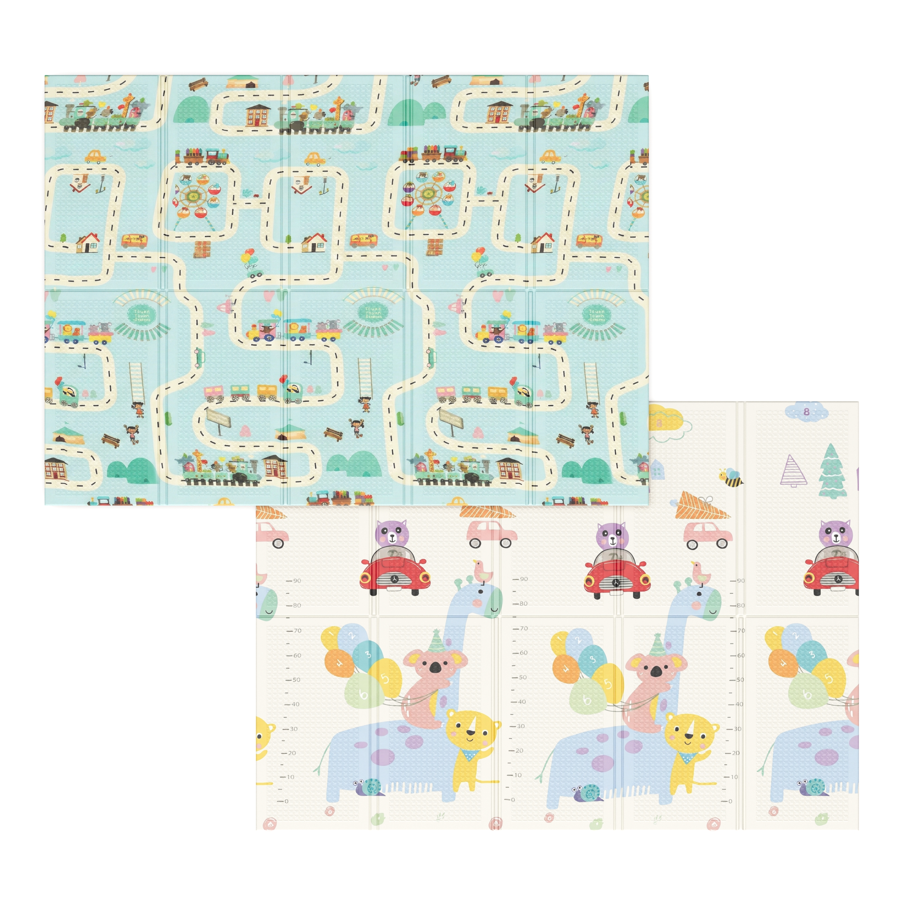 Image of Krabbeldecke faltbar Strasse und Tiere