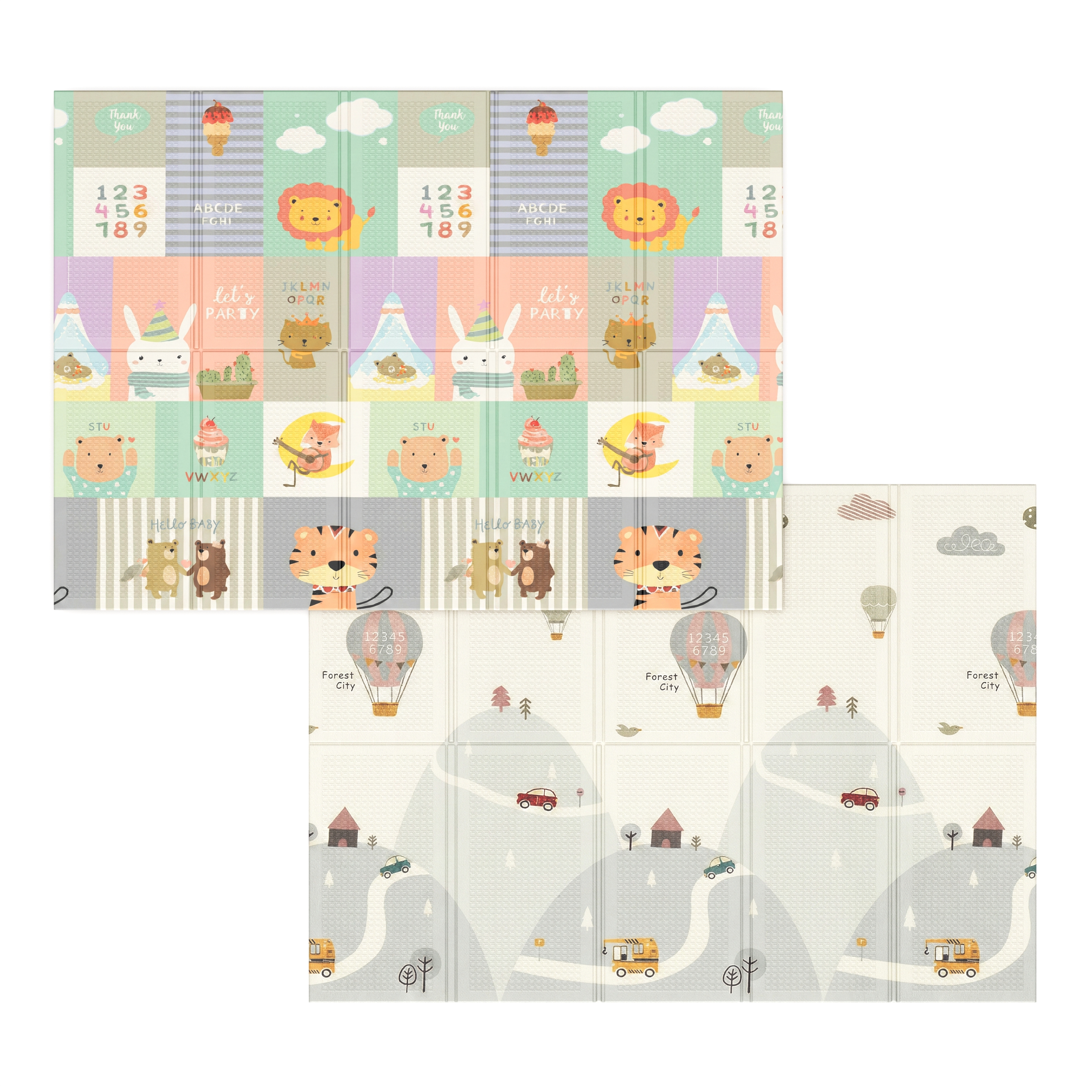 Image of Krabbeldecke faltbar Hügel und Tiere