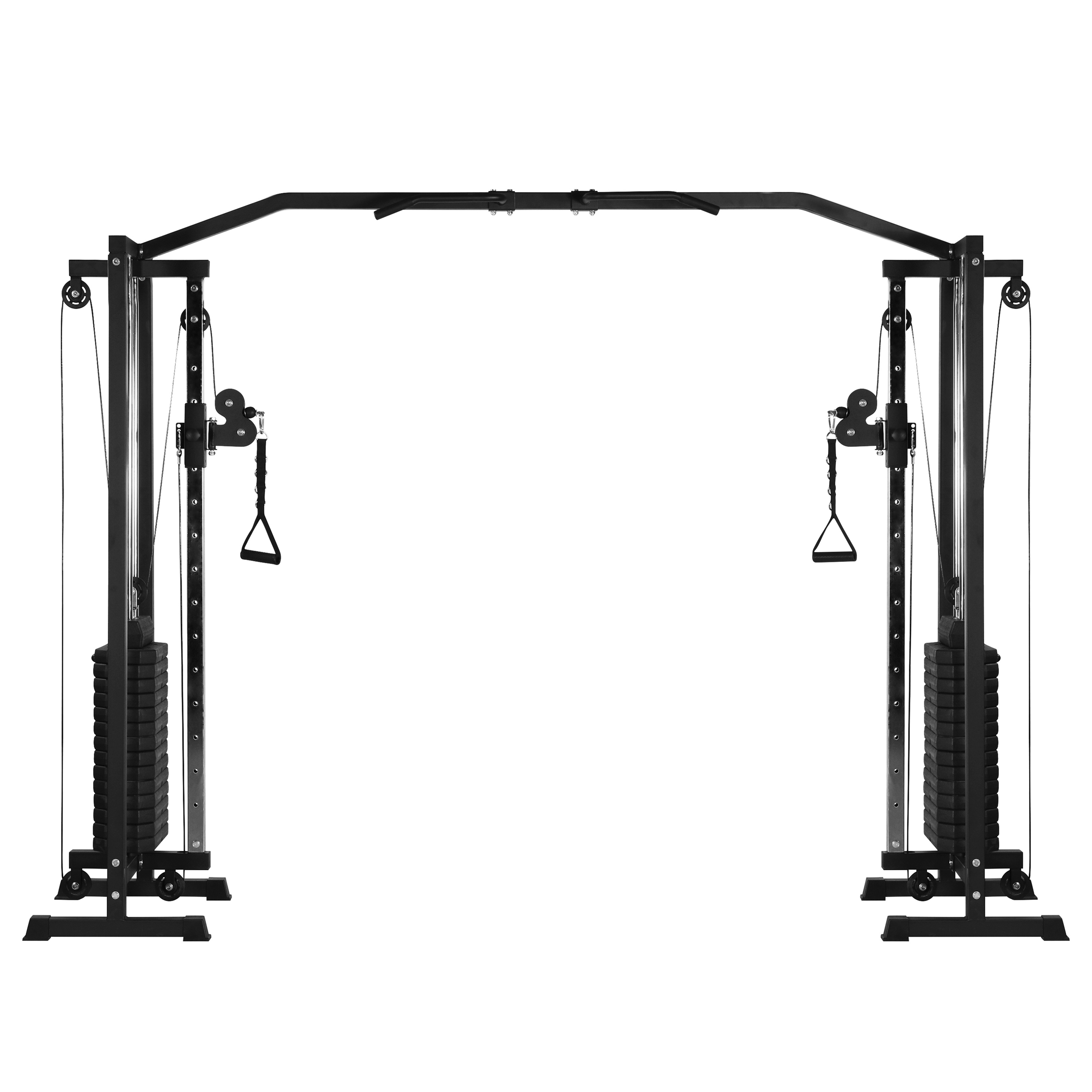 Kabelzugstation 298 x 216 cm schwarz 2 x 81 kg