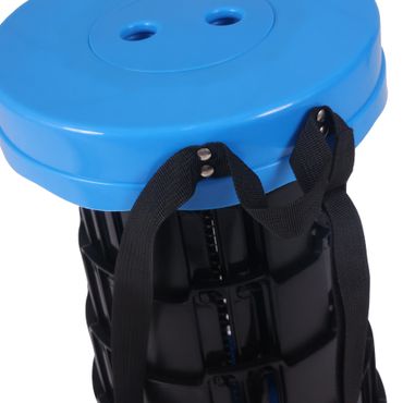 Tabouret Pliant Prox PX870B – Bleu – Charge Max 75kg – Neuf