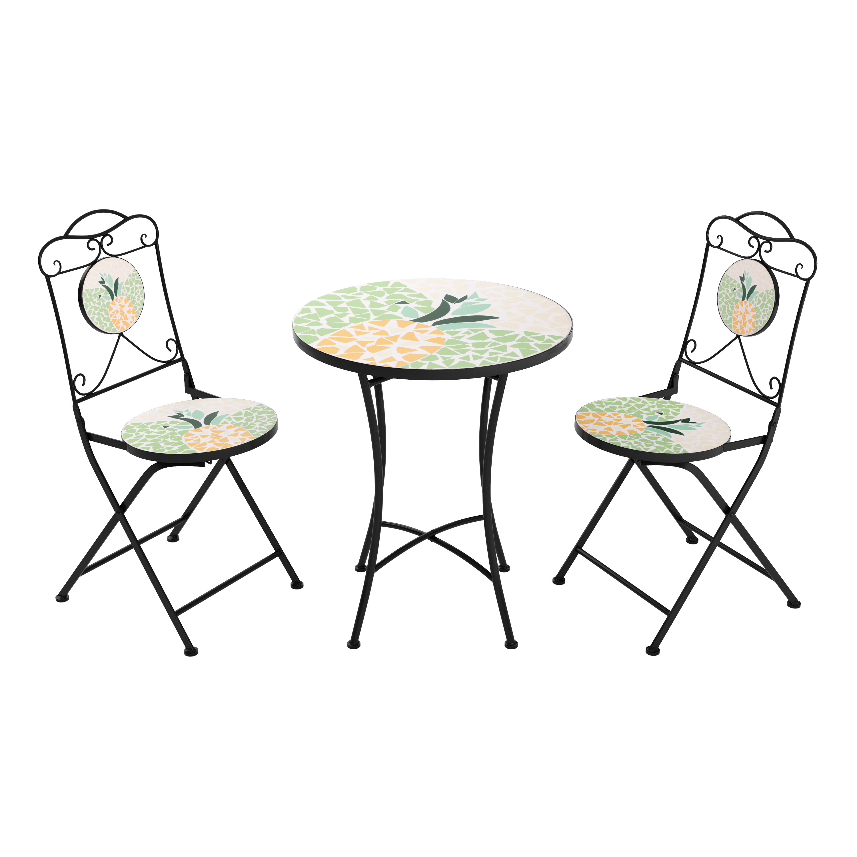 Bistroset MOSAIK 3-teilig Ananas