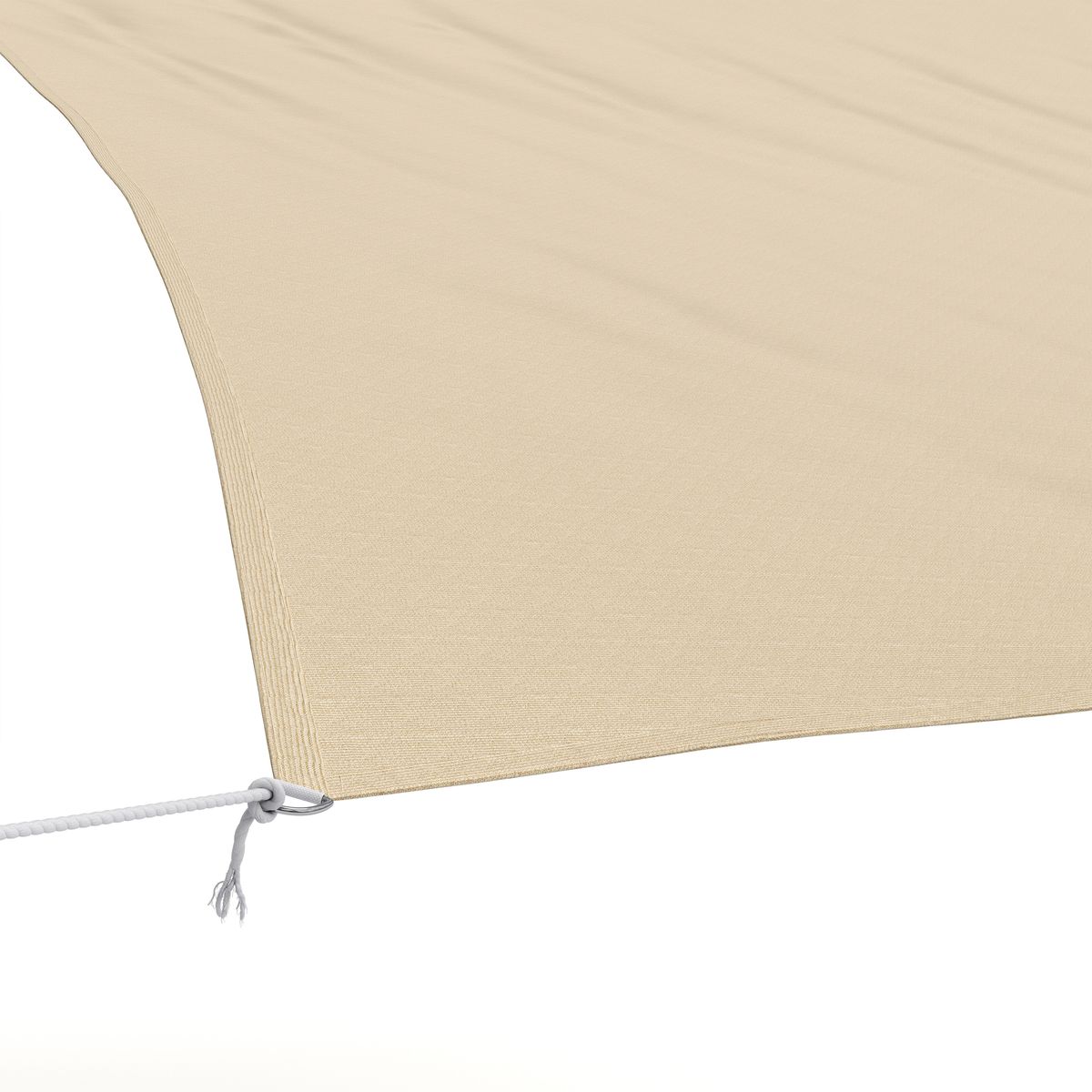 30 M Seil Coolaroo Sonnensegel Dreieck 3,6m  Desert Sand (beige), HDPE,  UV-Schutz