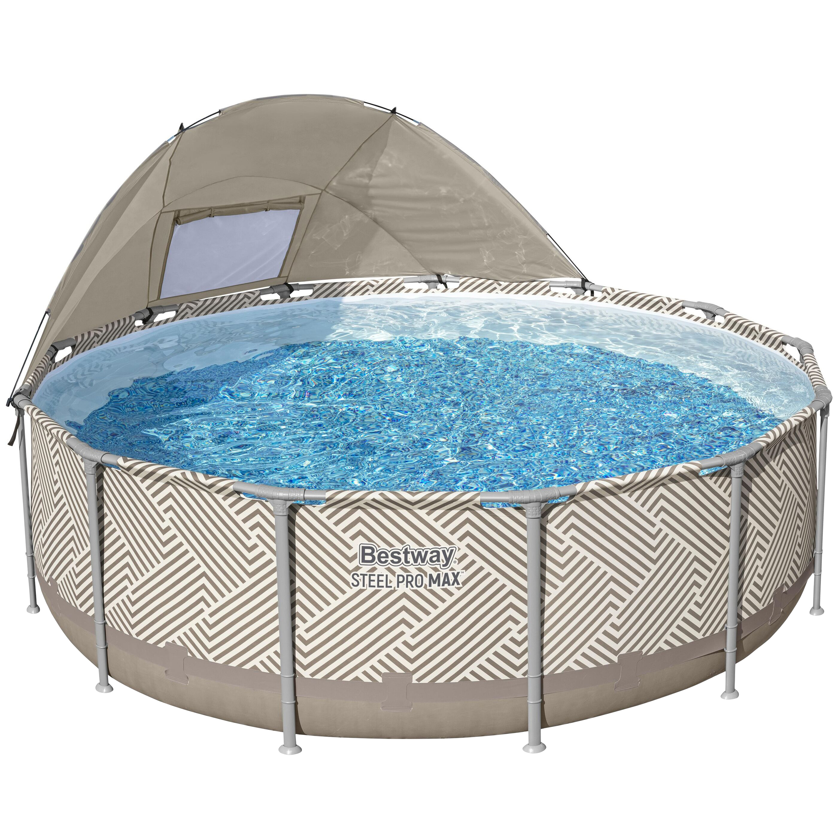 Image of Bestway Pool Set Op Art Design 396 x 107 cm