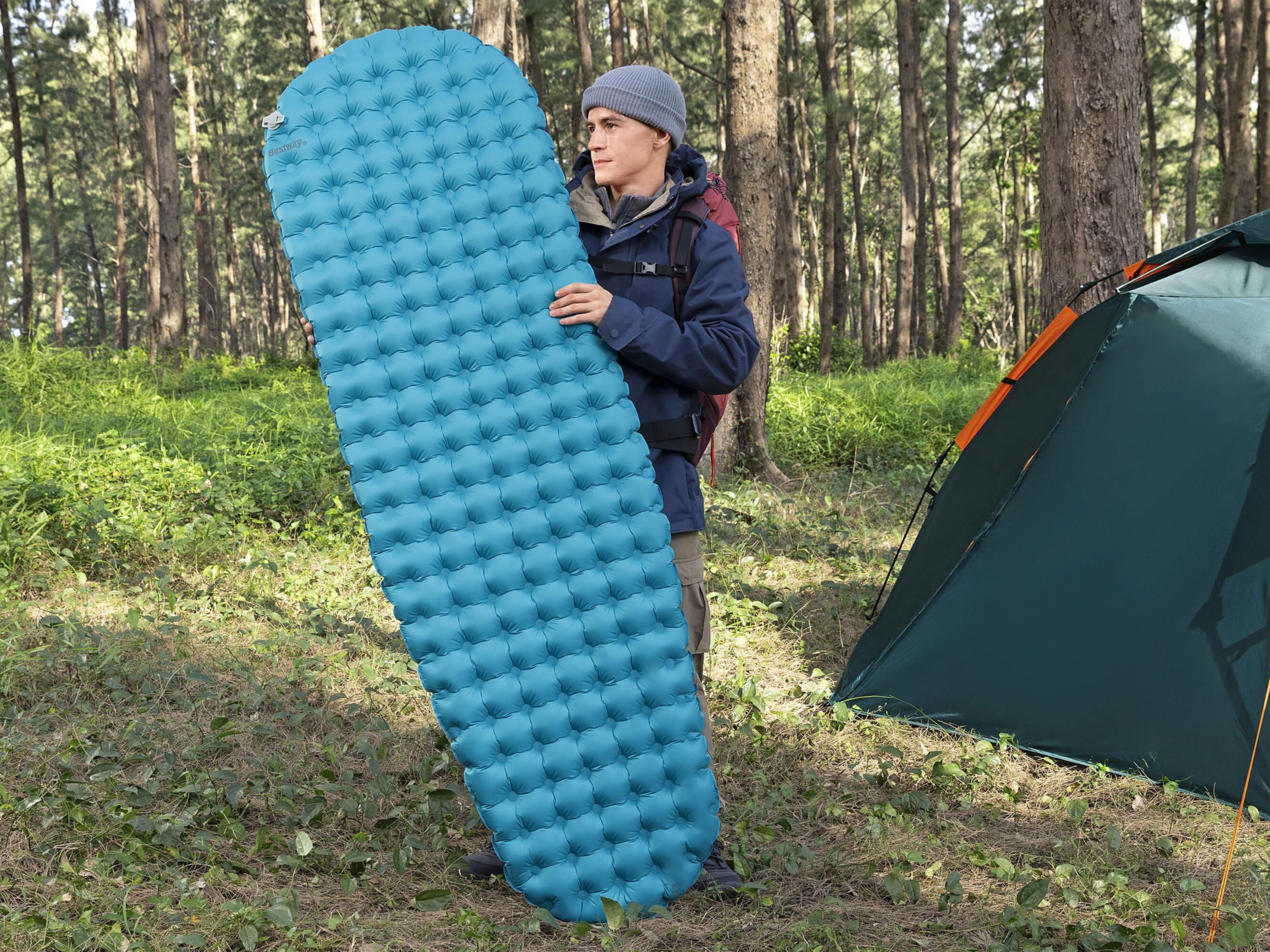 Sleeping pad for mummy sleeping bag 183 x 51 x cm Online Shop - Main Image