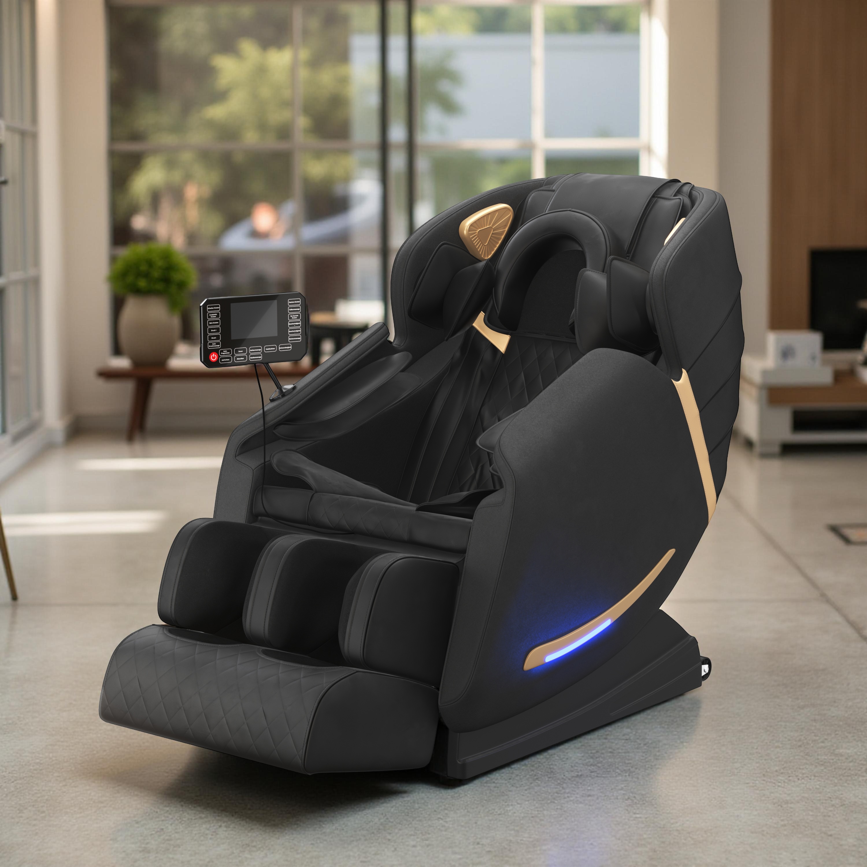 Massage chair WELLNESS black Online Shop Gonser Sicher