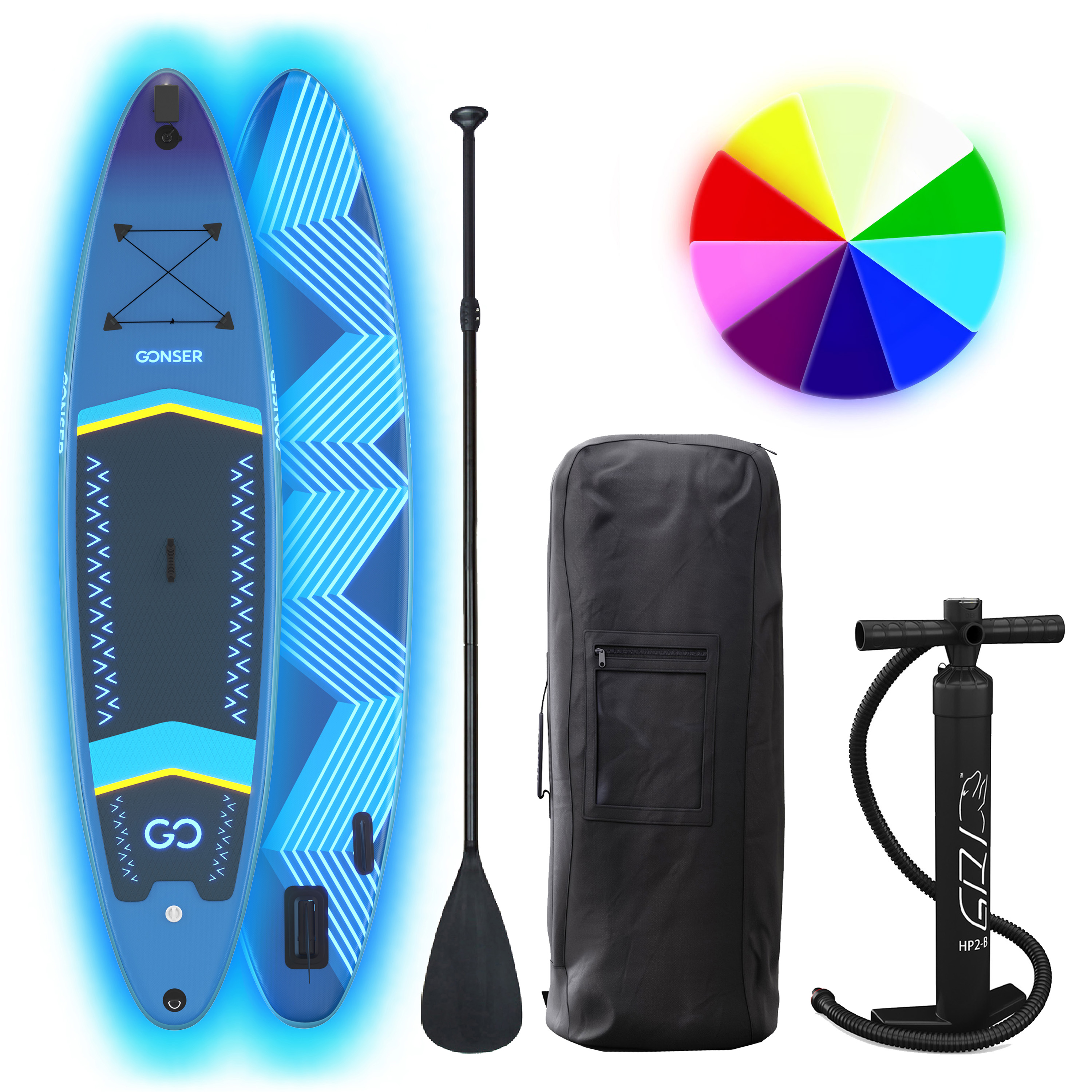 LED Stand Up Paddle ASTRAL 360 cm