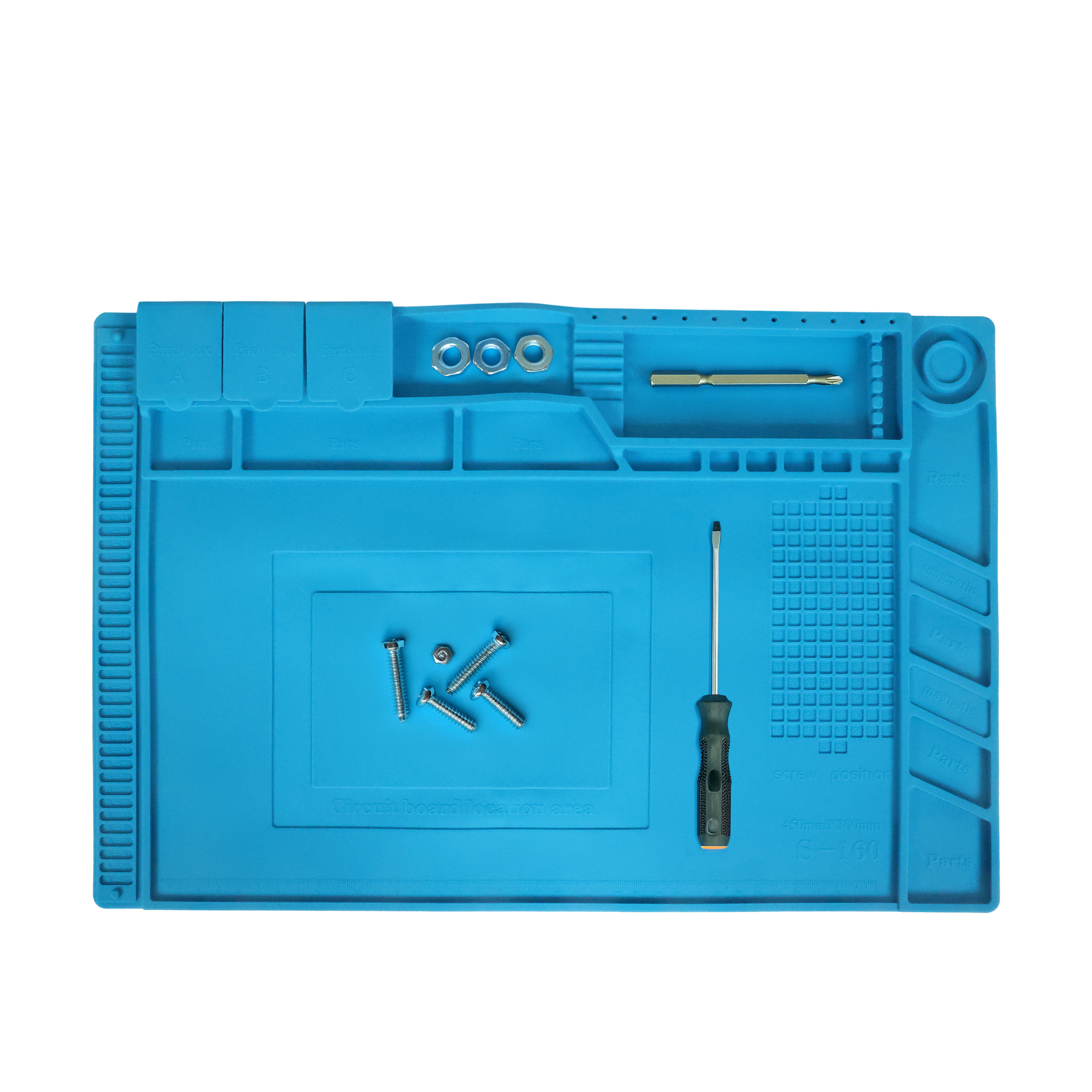 Lötmatte Silikon magnetisch 45 x 30 cm