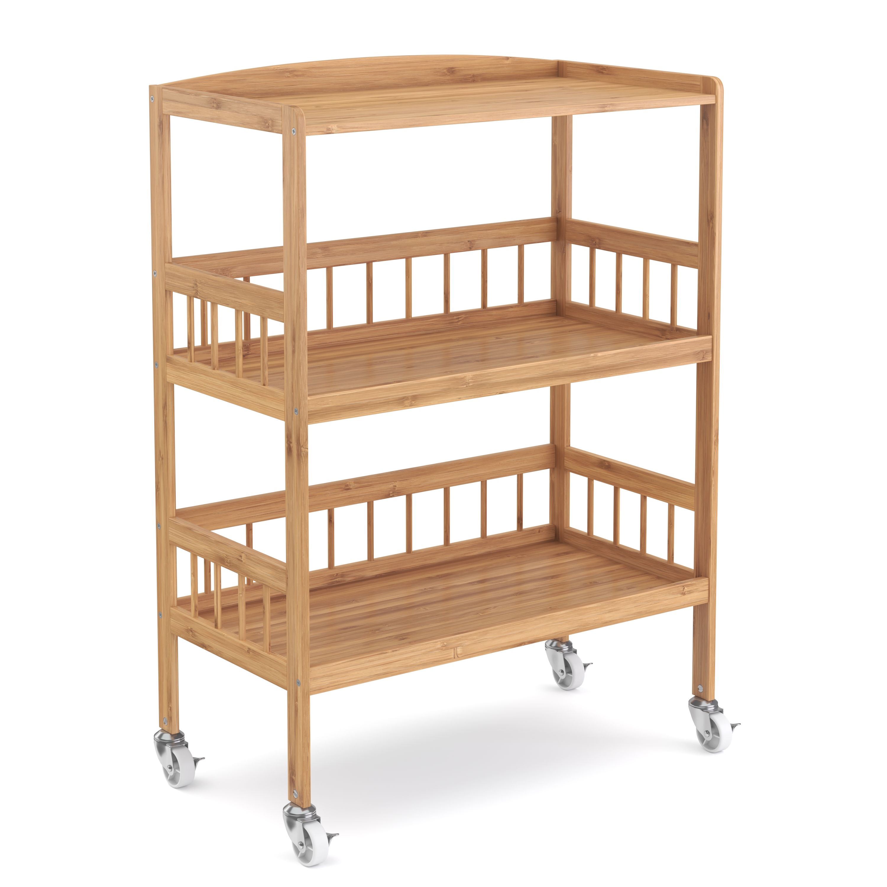 Servierwagen Bambus BRAM mit 3 Etagen