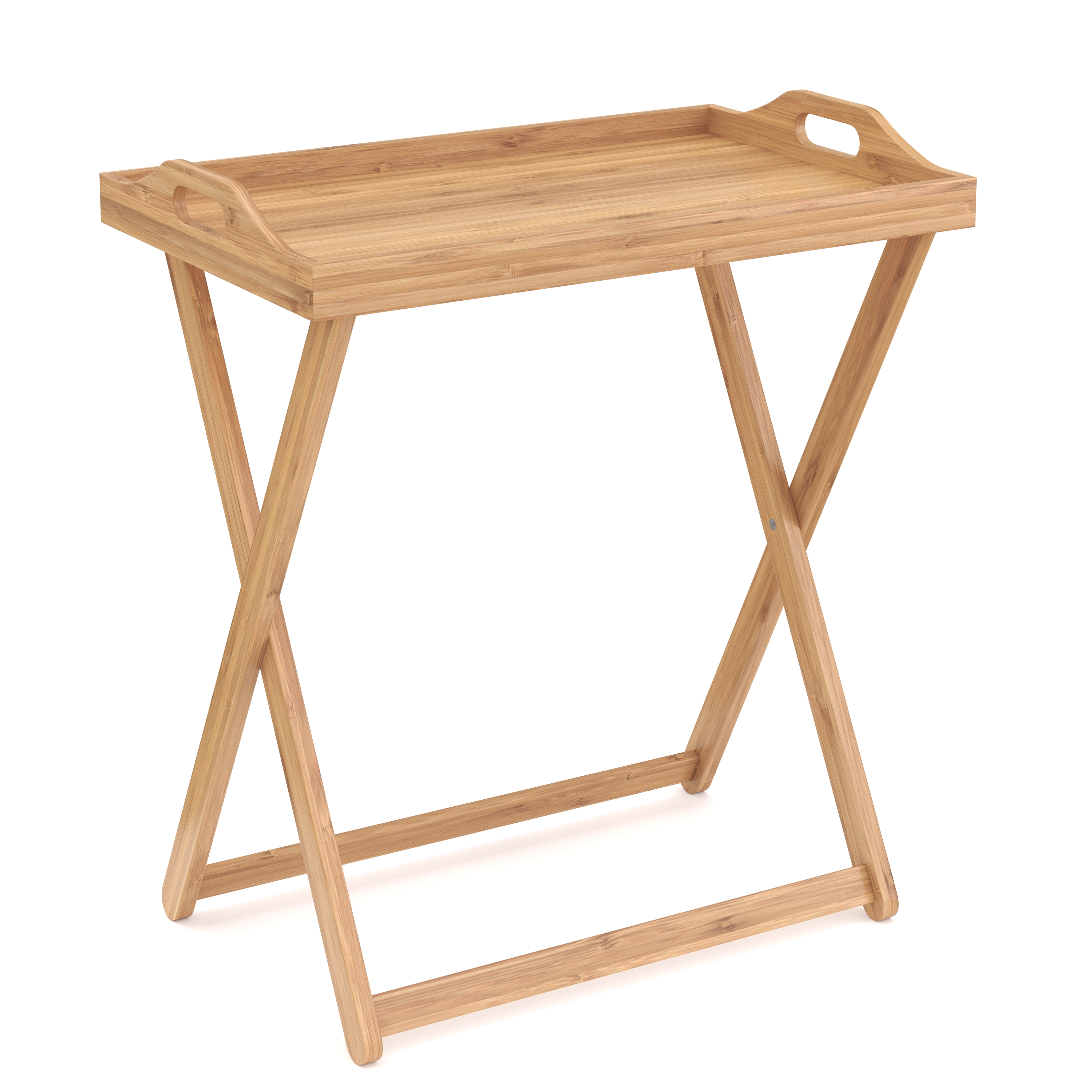 Tabletttisch Bambus TILLY klappbar 55 x 35 x 64 cm natur