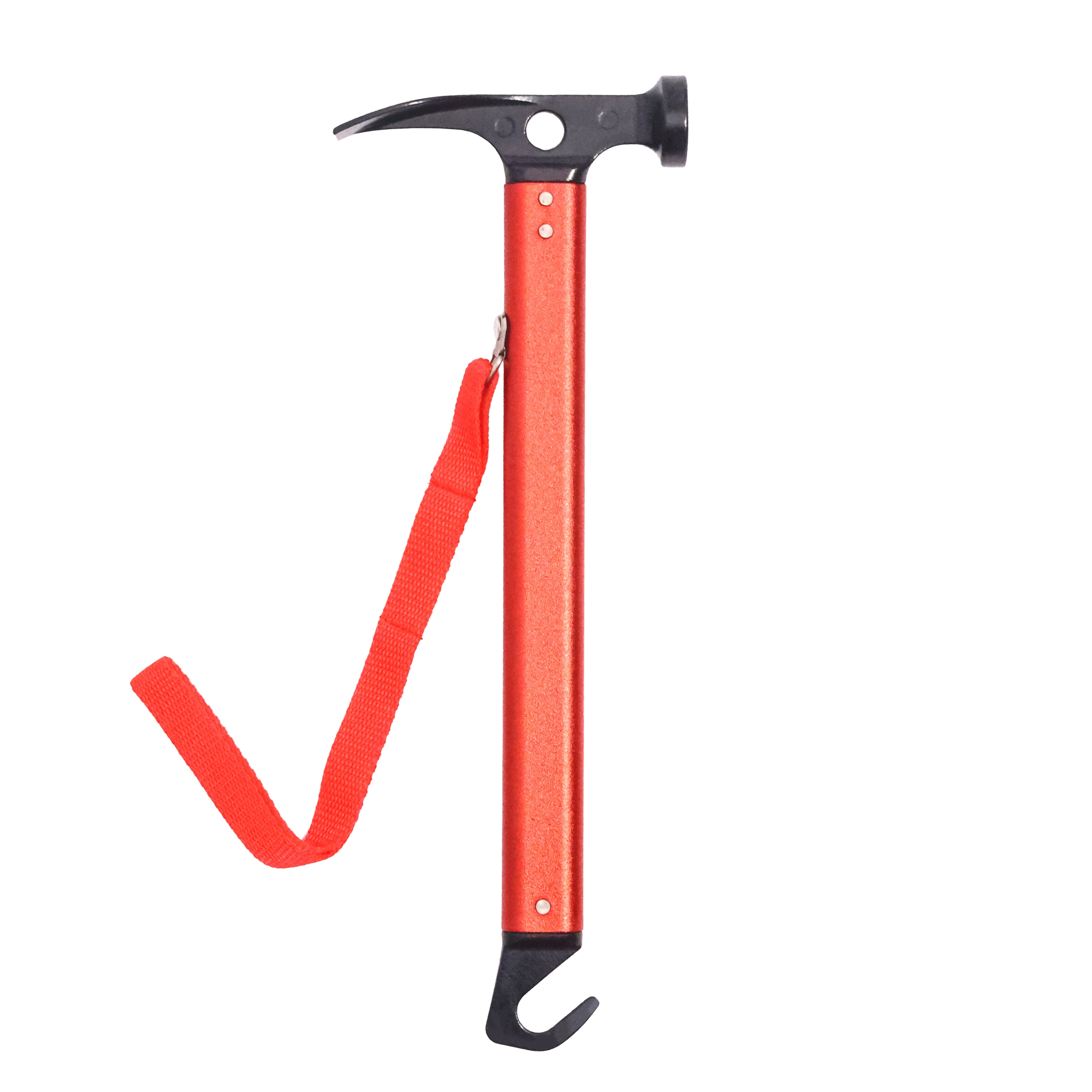 Hammer Zelthammer Stahl 32 cm rot
