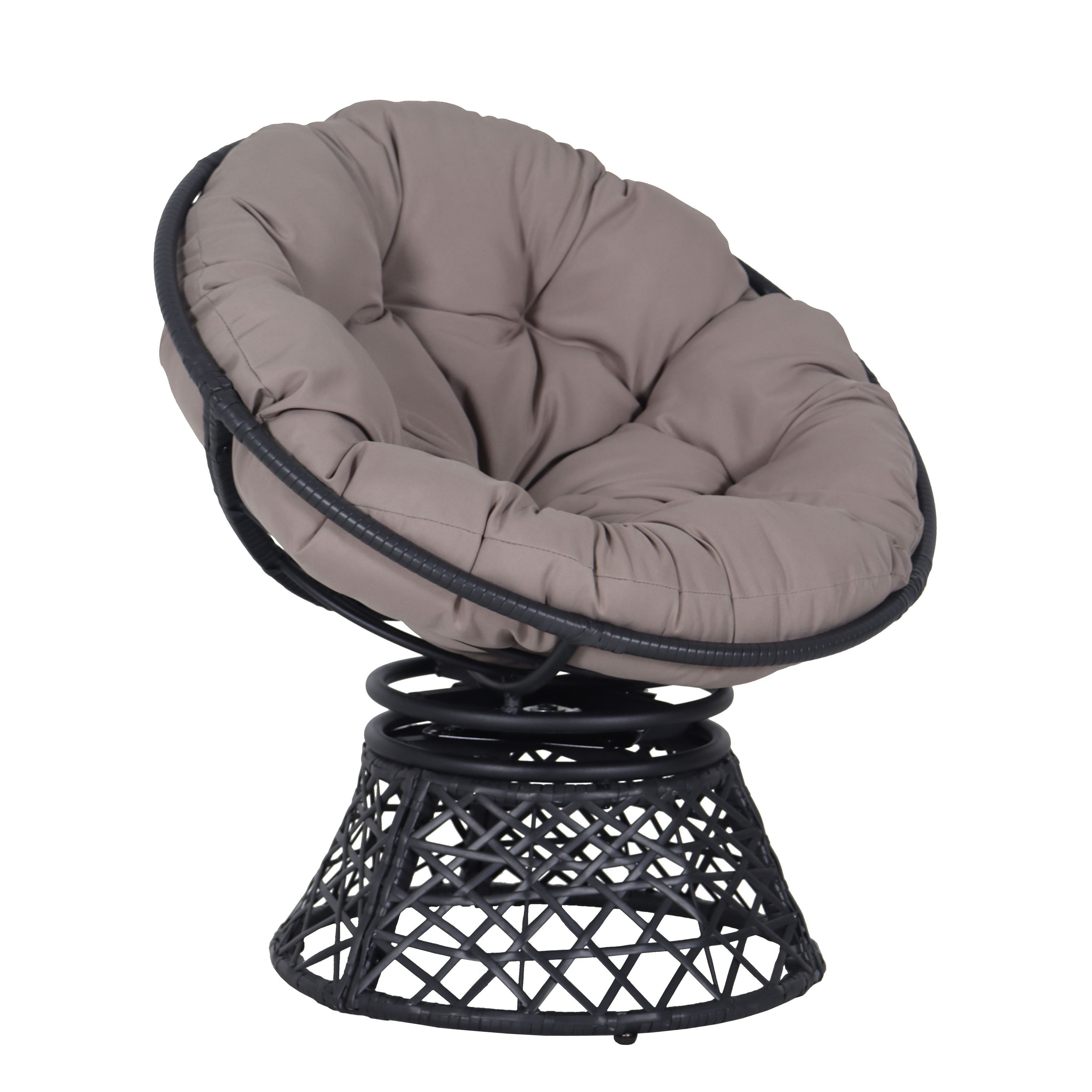 Image of Loungesessel drehbar FOLKER grau