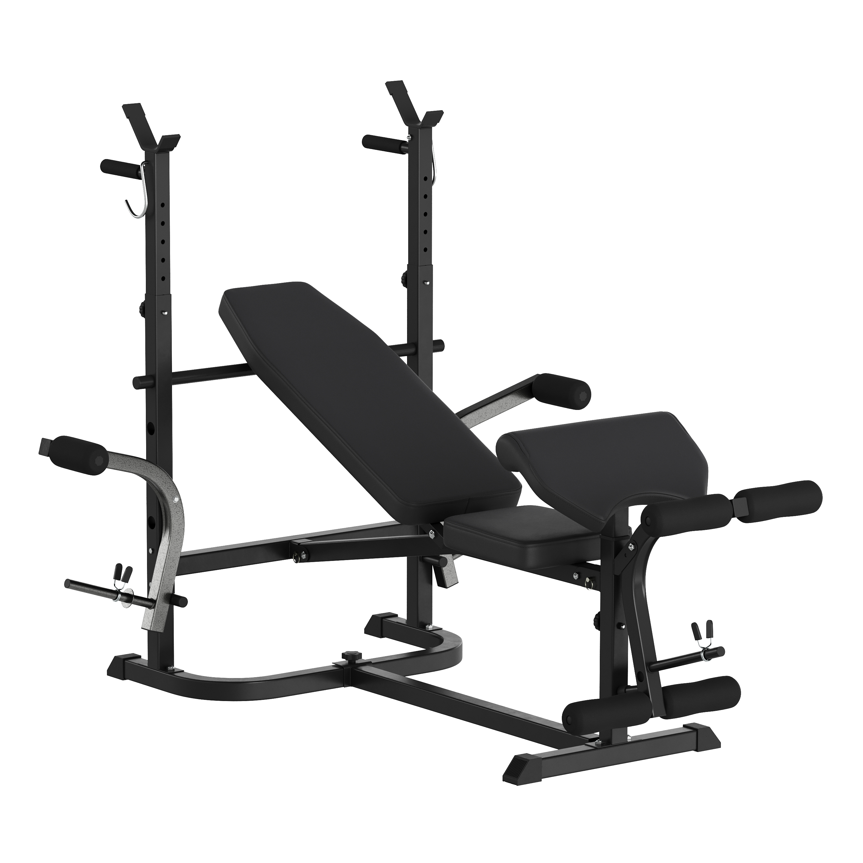 Hantelbank mit Langhantelablage ZENT klappbar