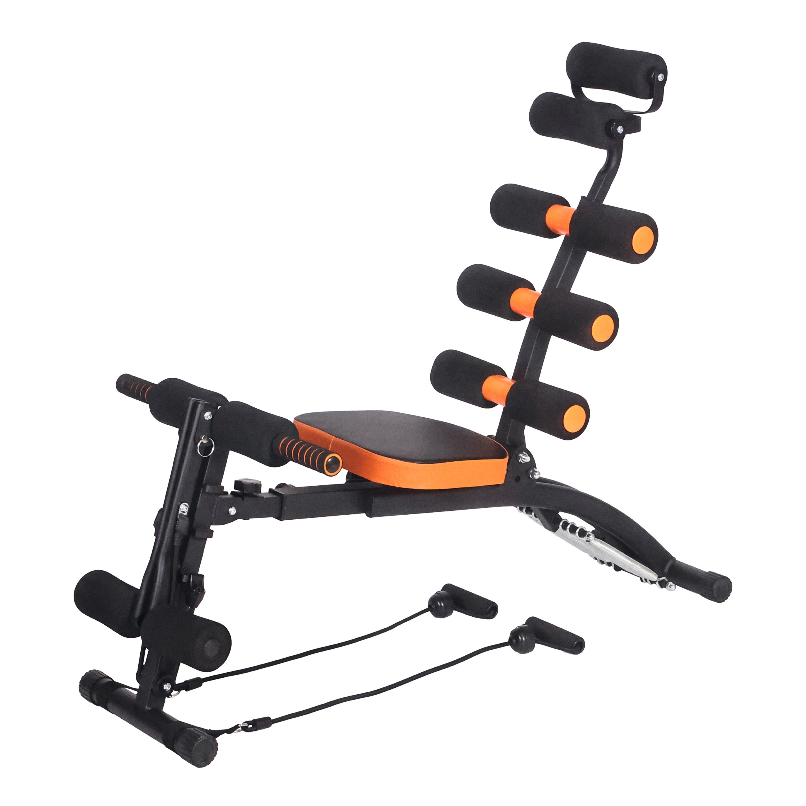 Bauchtrainer mit elastischen Bändern