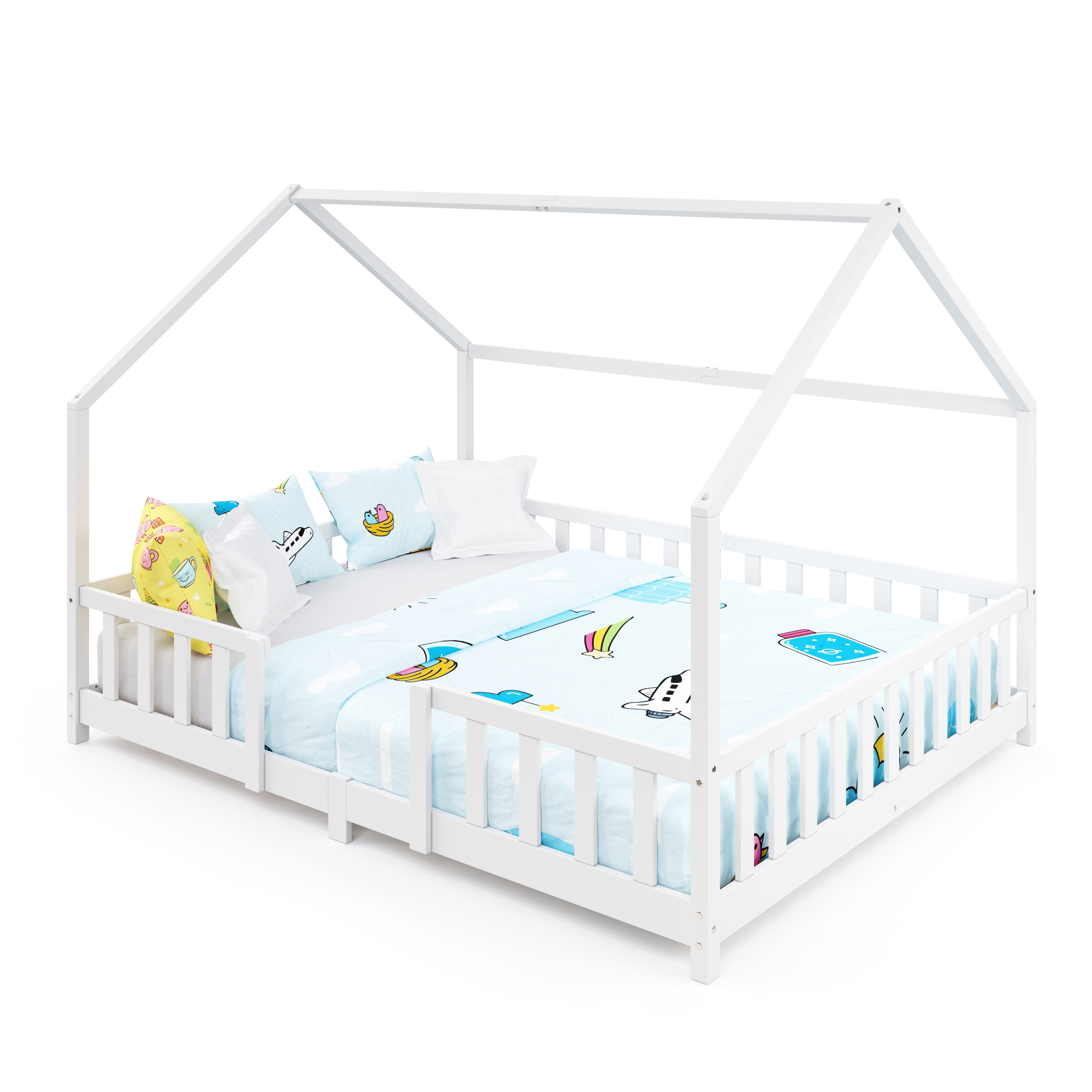 Kinderbett MAISON 160 x 200 cm weiss