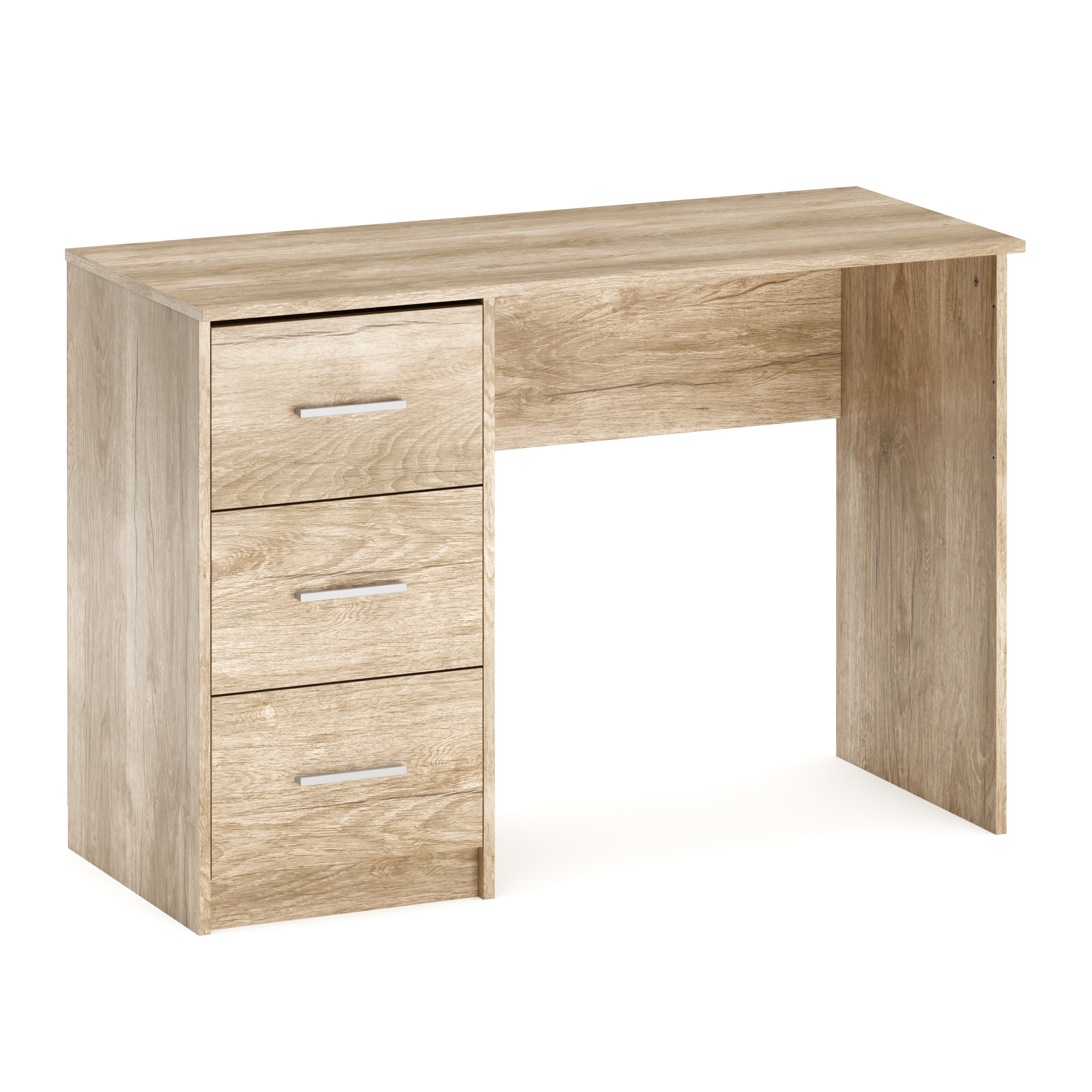 Schreibtisch VEGA mit Schubladen 110 x 50 x 74 cm hellbraun